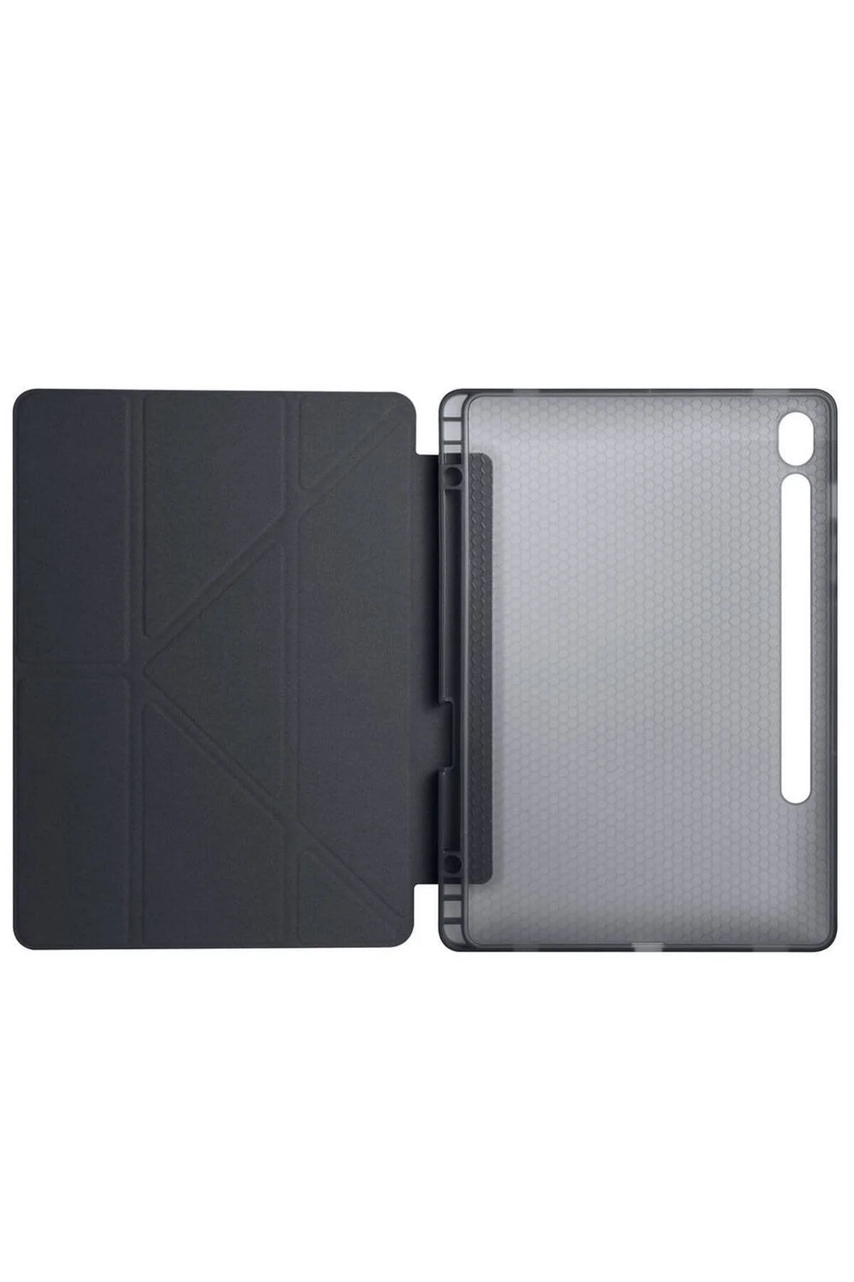 کاور تبلت قاب ORIGAMI SAMSUNG GALAXY TAB S10 FE + موس کیبورد نوک یدکی قلم S محافظ صفحه مشکی Covpor