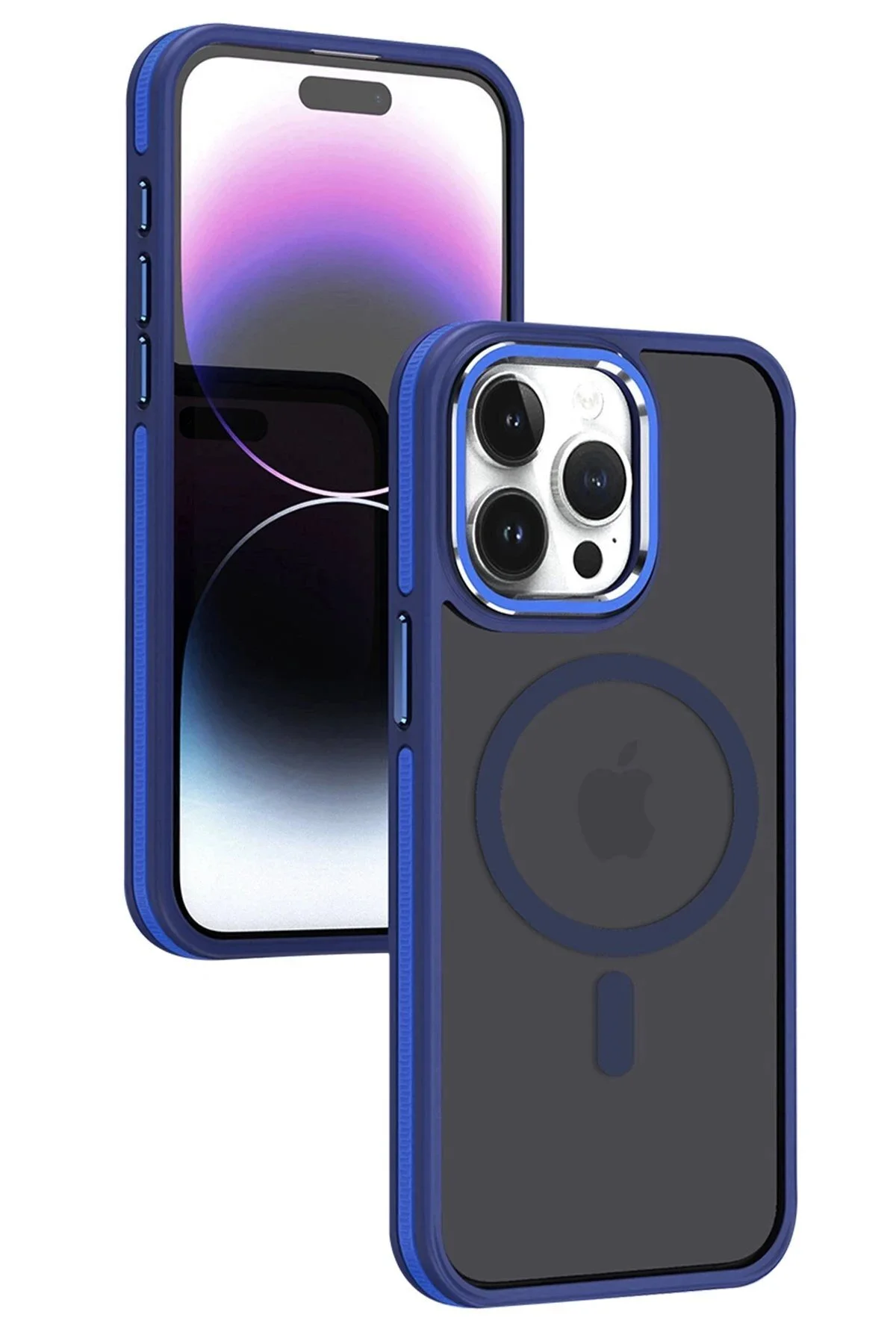 کاور و قاب IPHONE 15 PRO WINNER MAGSAFE COVER آبی دریایی CepteToptan