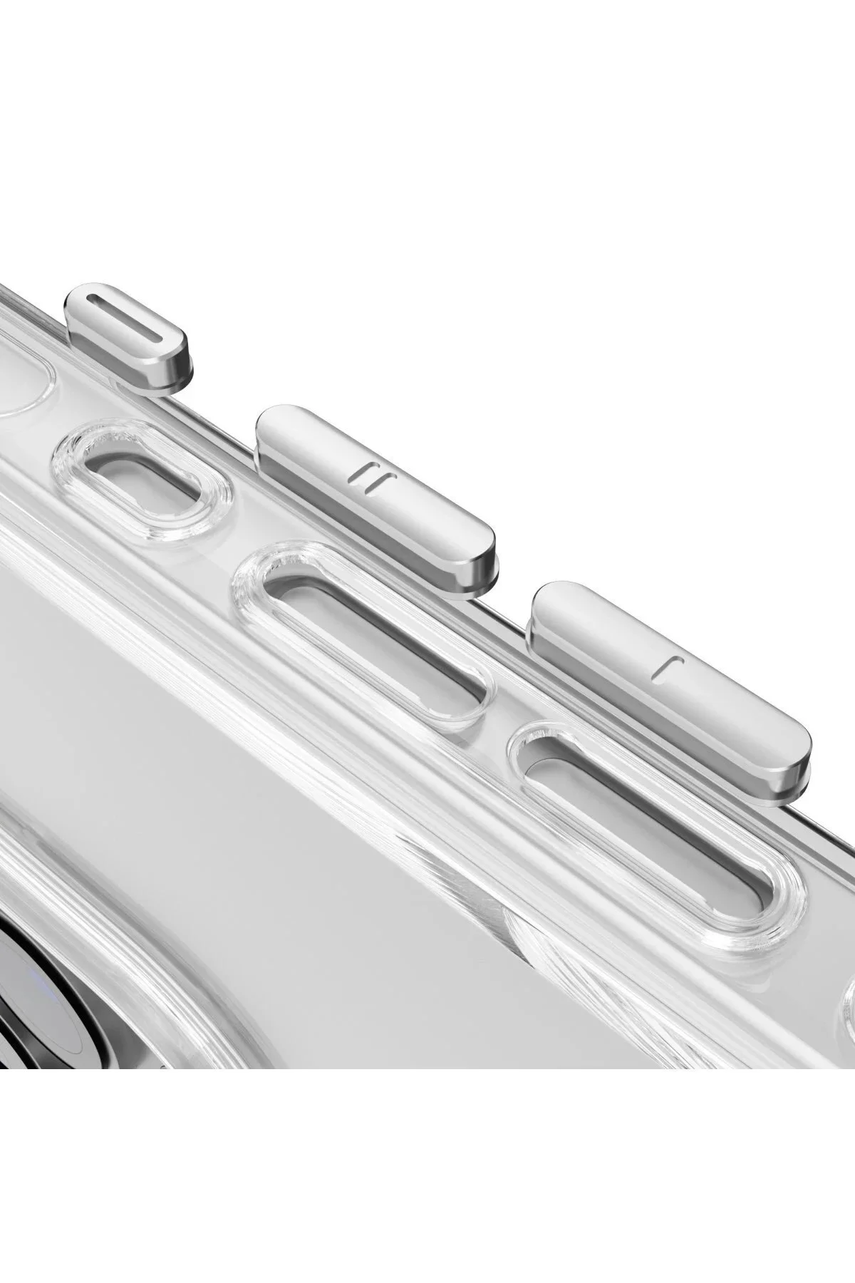 کاور و قاب محفظه سخت MAGSAFE PC GLEAM IPHONE 16 PRO شفاف CepteToptan