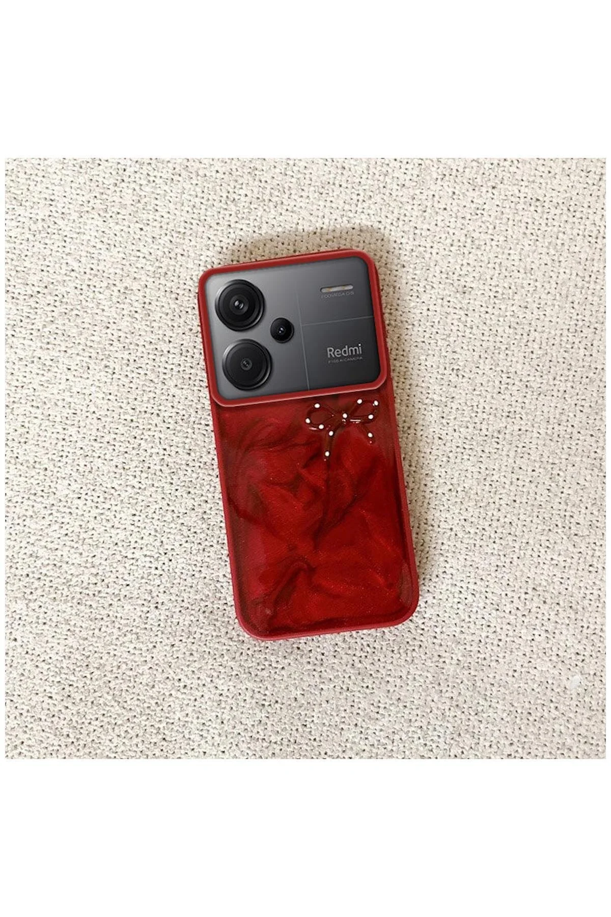 کاور و قاب محافظ شیائومی REDMI NOTE 13 PRO PLUS 5G سازگار با سیلیکونی FIONKA RED اورجینال Zebana