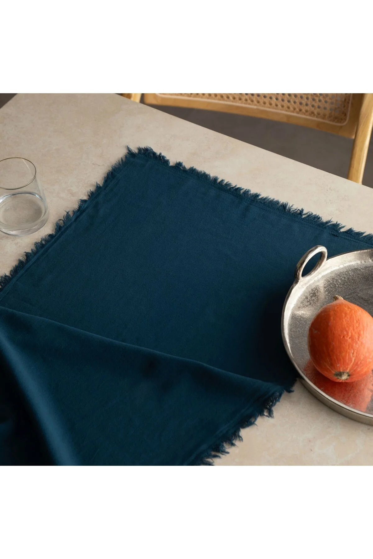 رانر و زیر بشقابی NORA RUNNER NAVY BLUE 40X150 Mudo Concept