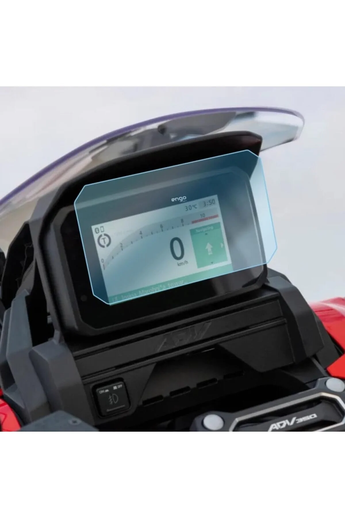 جی پی اس و ناوبری HONDA ADV350 محافظ صفحه نمایش 5 اینچی NANO 2025 شفاف روشن Braventa Collection