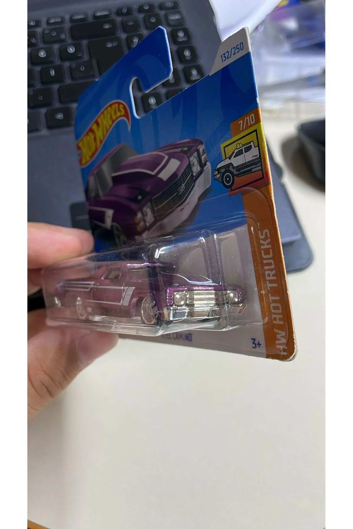 ماشین اسباب بازی 2024 HW HOT TRUCKS '71 EL CAMINO SUPER TREASON HUNT MOR HOT WHEELS