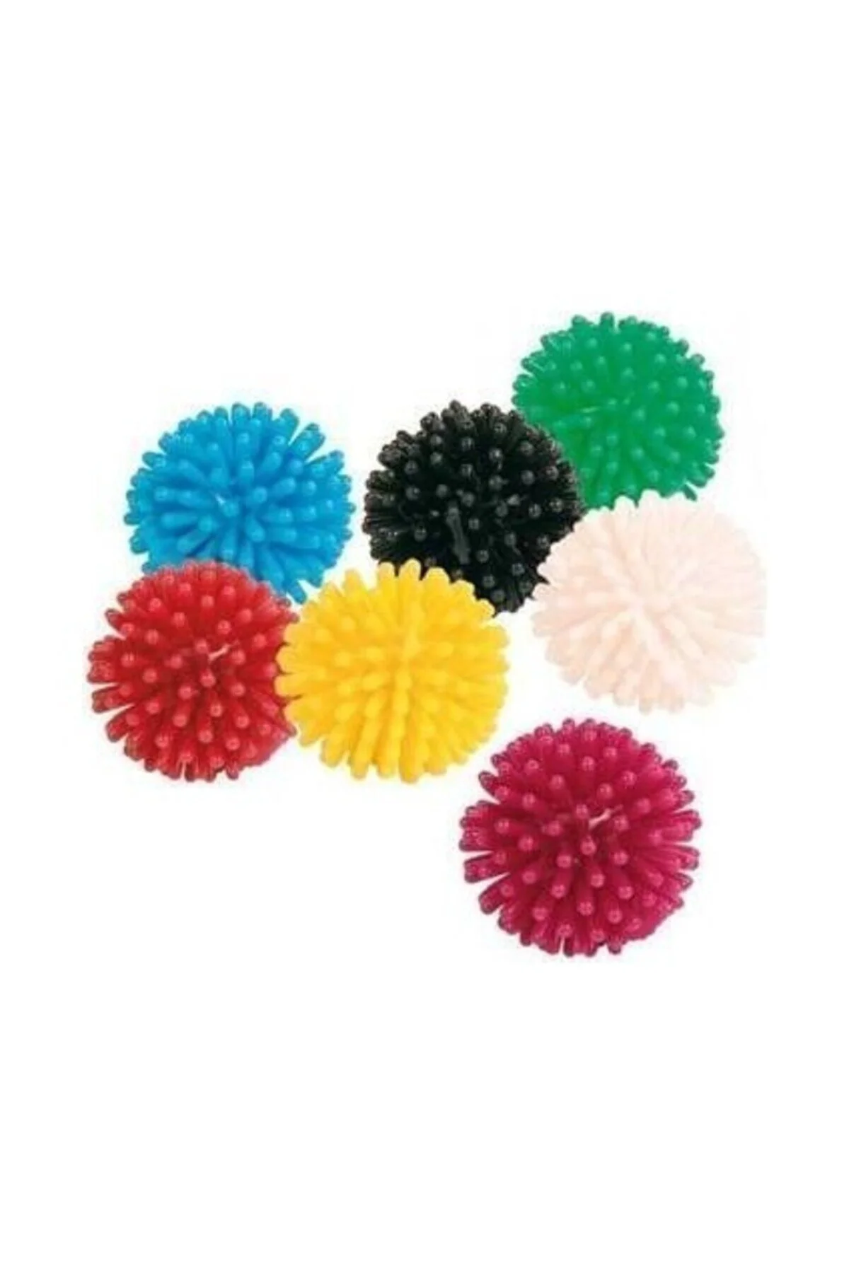 تشویقی گربه اسباب بازی توپ جوجه تیغی لاستیکی 3CM 4 قطعه Trixie