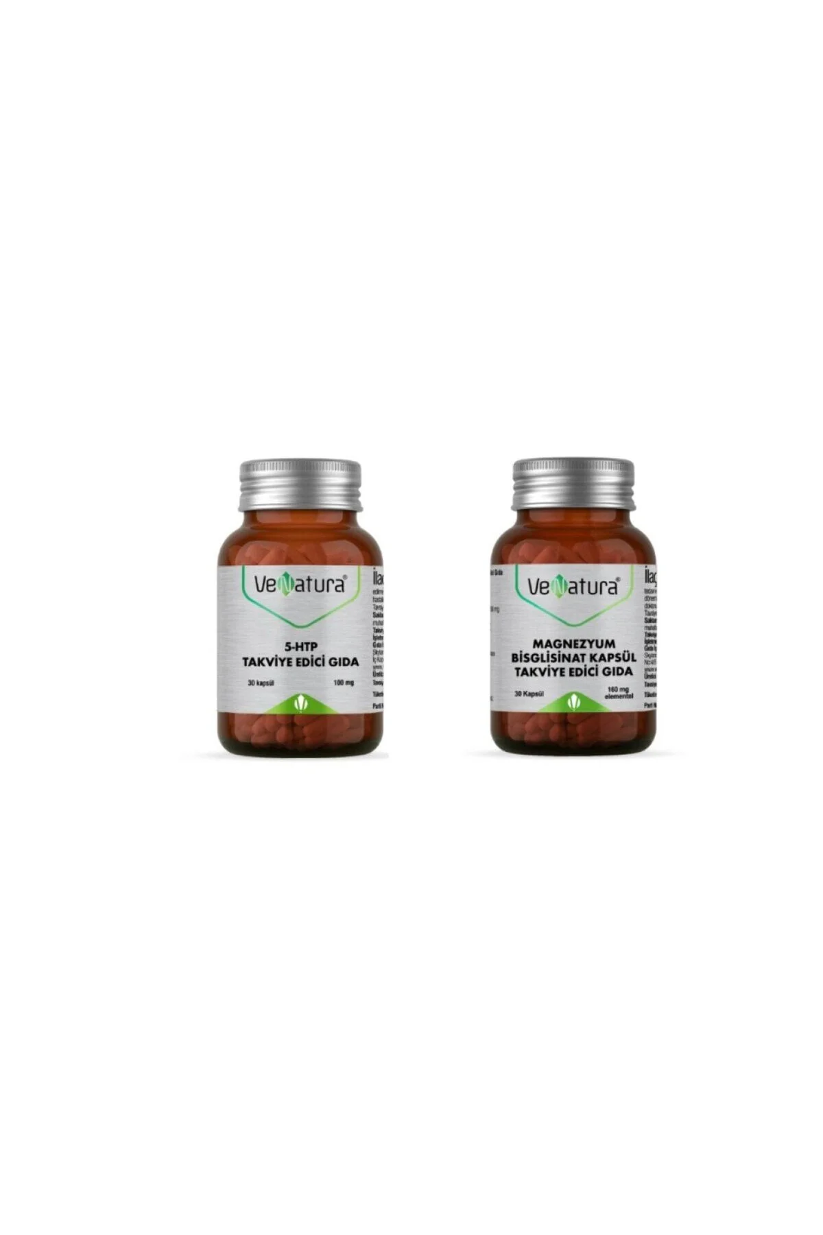 ویتامین 5 HTP 100 MG 30 کپسول + تبلت منیزیم 60 Venatura