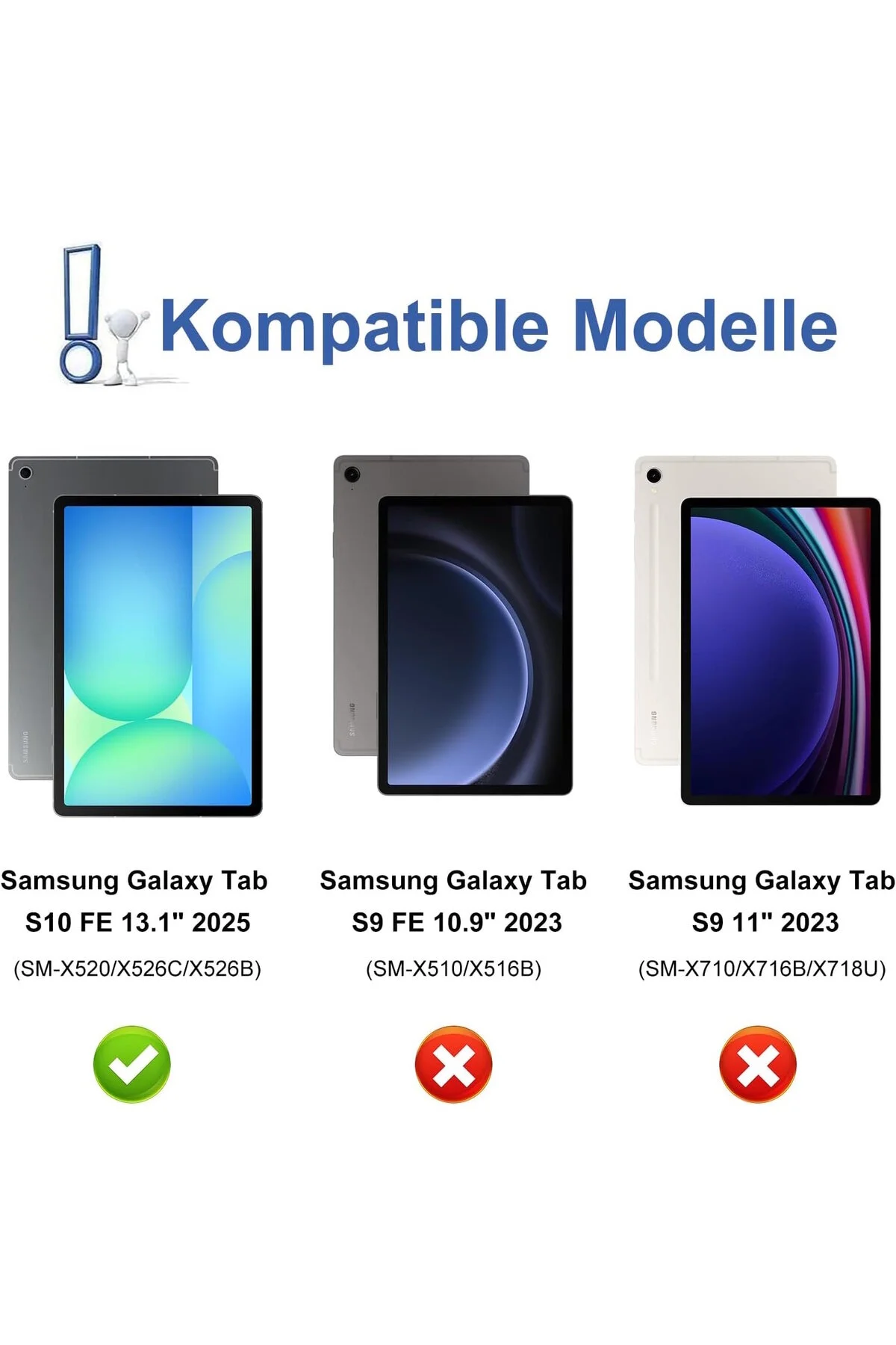 کاور تبلت قاب سازگار 13.1 اینچی SAMSUNG GALAXY TAB S10 FE PLUS با محفظه قلم بلوتوث بی سیم صفحه کلید m.tk moveteck