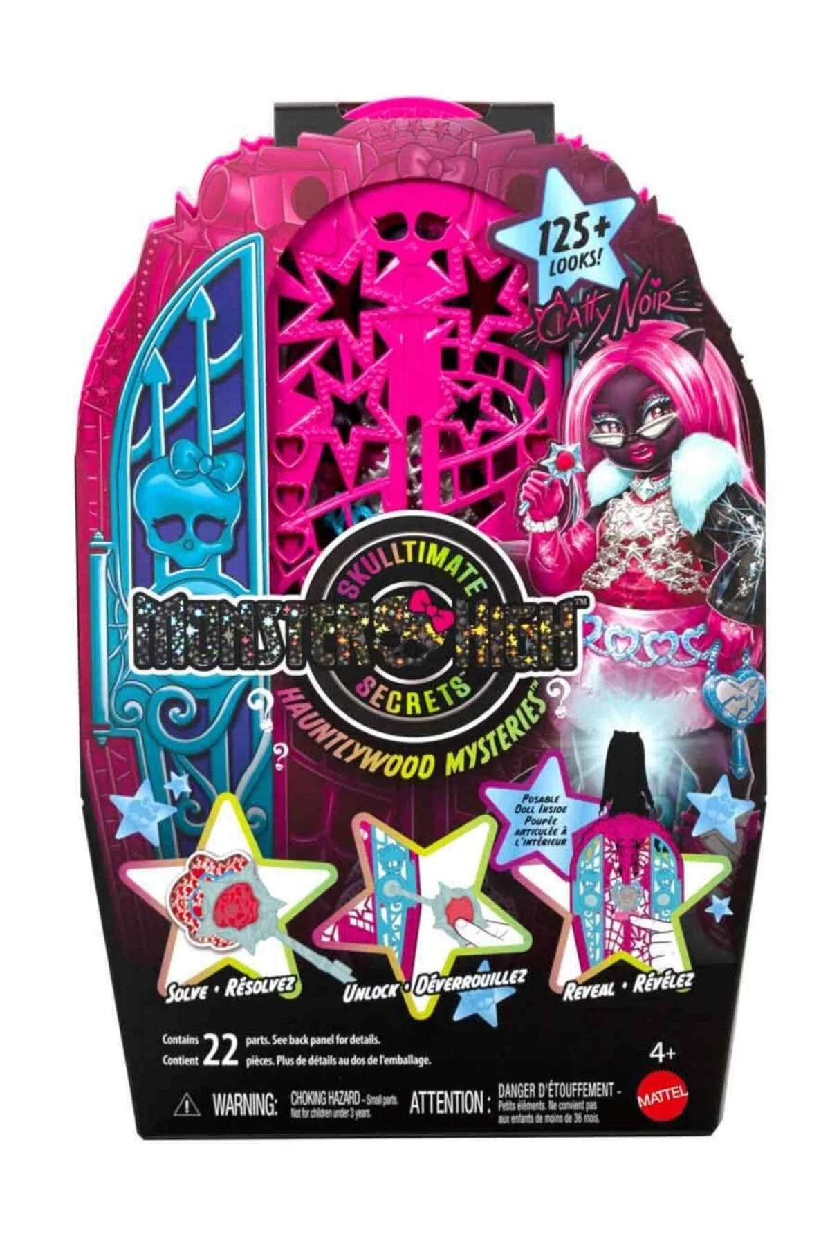 عروسک های مدل بازی دوستان مرموز مجموعه CATTY NOIR JBG82 MONSTER HIGH
