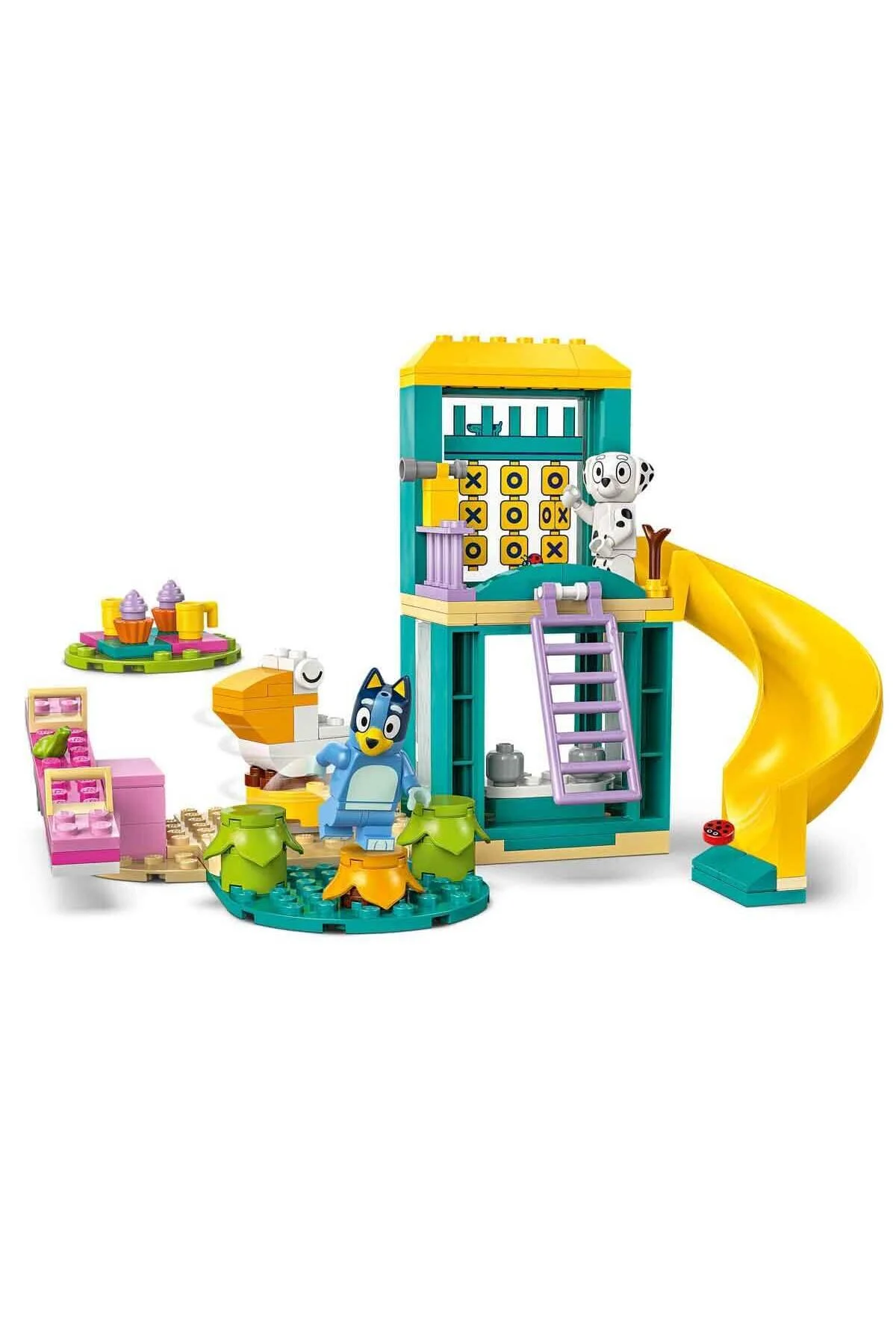 لگو و اسباب بازی های ساخت محور دخترانه پسرانه بچگانه BLUEY: زمین با BLUEY CHLOE FUN 11201 ایجاد برای کودکان بالای سن بیشتر LEGO
