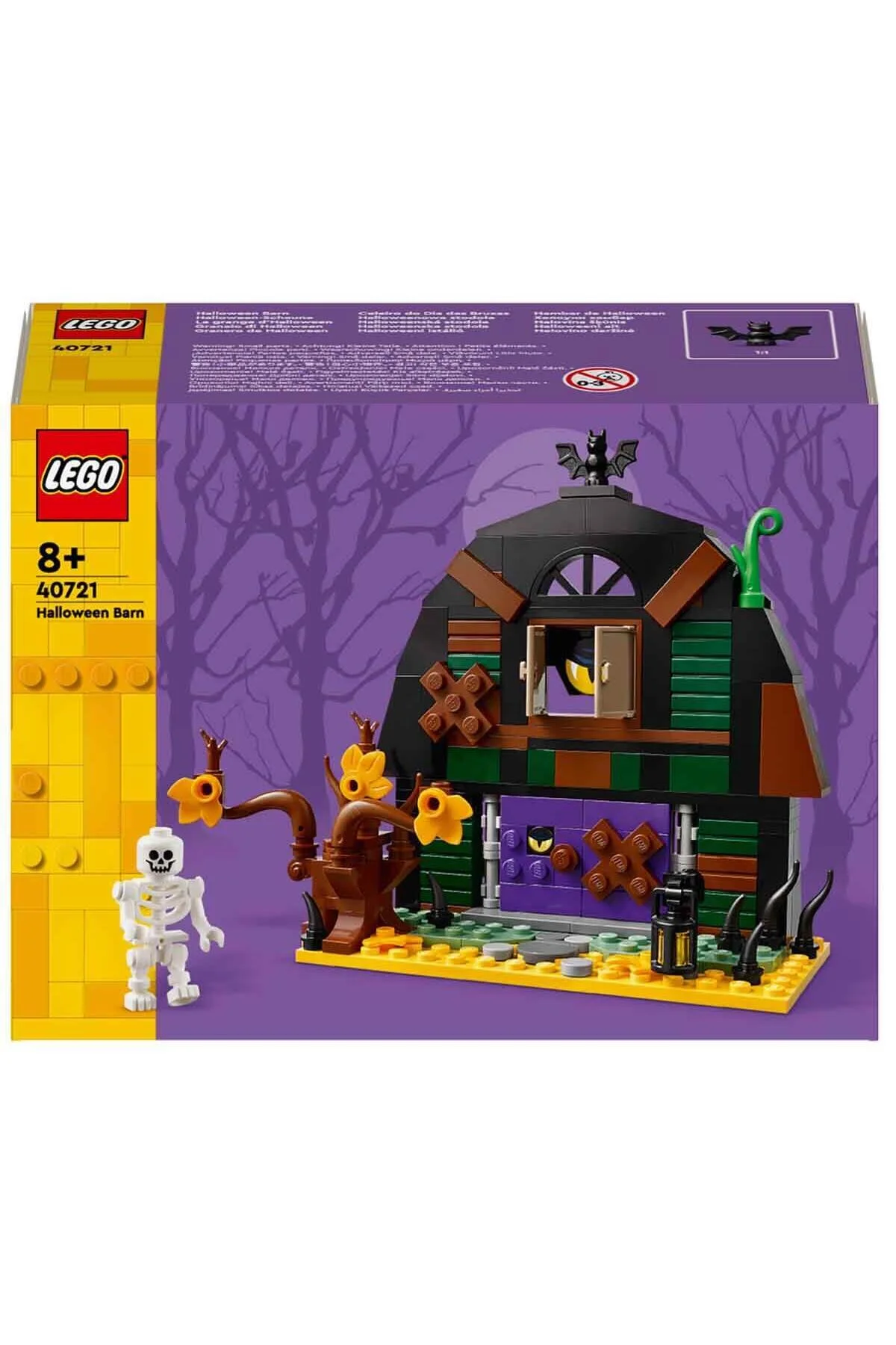 لگو و اسباب بازی های ساخت محور HALLOWEEN BARN 40721 – با مینی فیگور اسکلت برای کودکان 8 سال به بالا از ترکیه LEGO