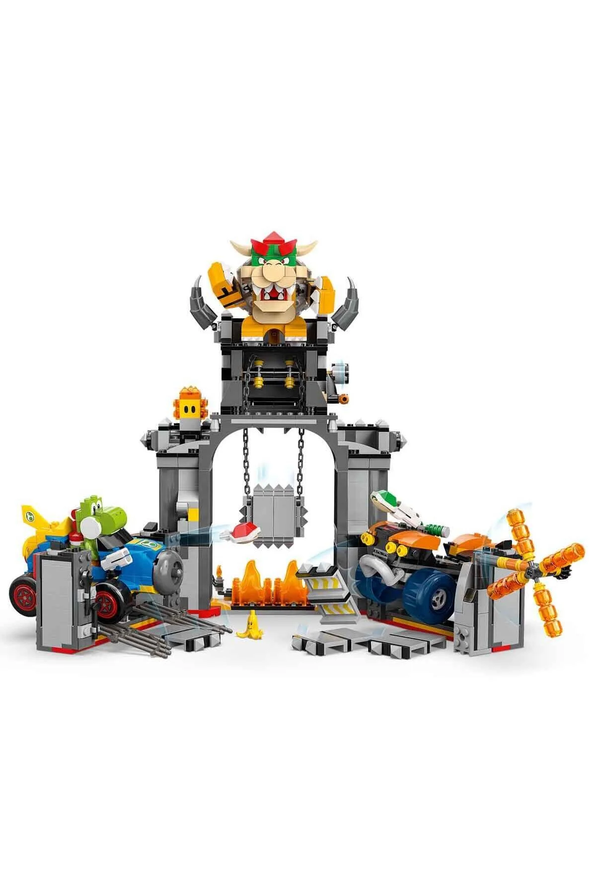 لگو و اسباب بازی های ساخت محور دخترانه پسرانه بچگانه SUPER MARIO: MARIO CARD BOWSSER CASTLE 72039 رأی خلاقانه برای قدیمی بالاتر کودکان LEGO