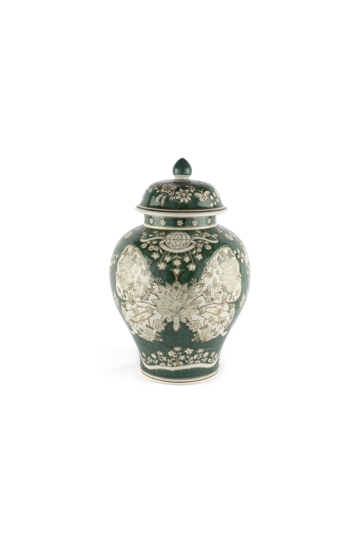 گلدان با مکعب های پروانه سفید سبز 28X43CM Mikasa Moor