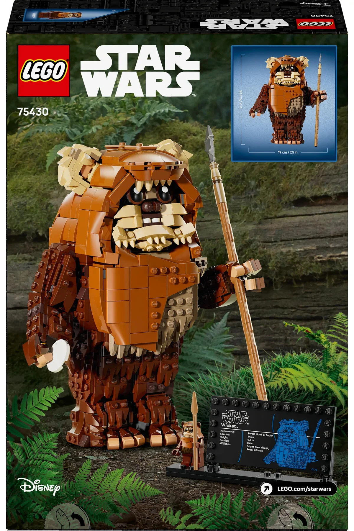 لگو و اسباب بازی های ساخت محور STAR WARS: RETURN OF THE JEDI EWOK WICKE 75430 مجموعه ساختمانی مدل برای کودکان بالای 12 سال 1010 قطعه از ترکیه LEGO