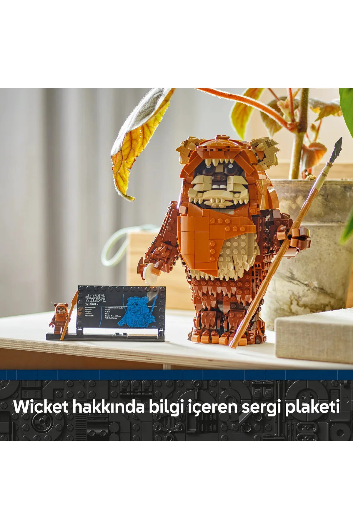 لگو و اسباب بازی های ساخت محور STAR WARS: RETURN OF THE JEDI EWOK WICKE 75430 مجموعه ساختمانی مدل برای کودکان بالای 12 سال 1010 قطعه از ترکیه LEGO