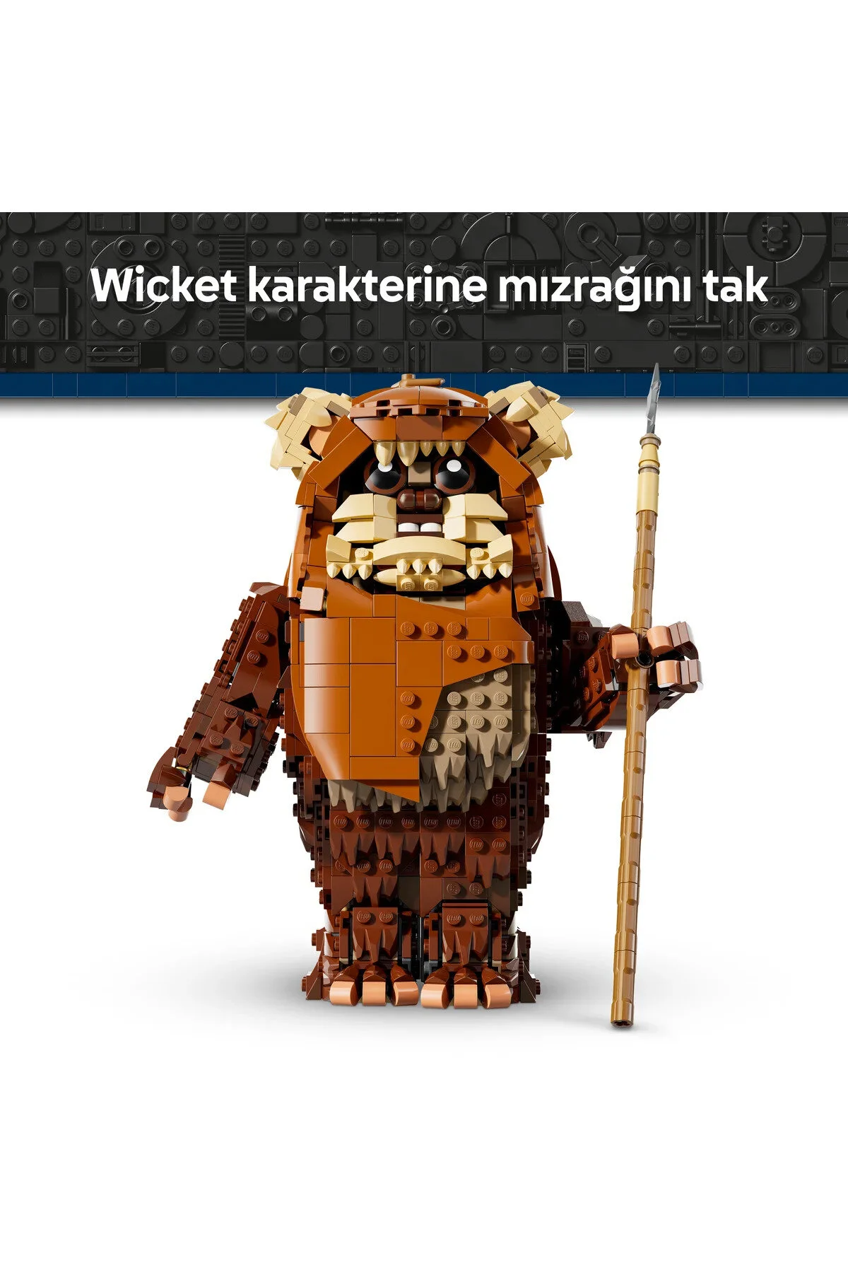 لگو و اسباب بازی های ساخت محور STAR WARS: RETURN OF THE JEDI EWOK WICKE 75430 مجموعه ساختمانی مدل برای کودکان بالای 12 سال 1010 قطعه از ترکیه LEGO