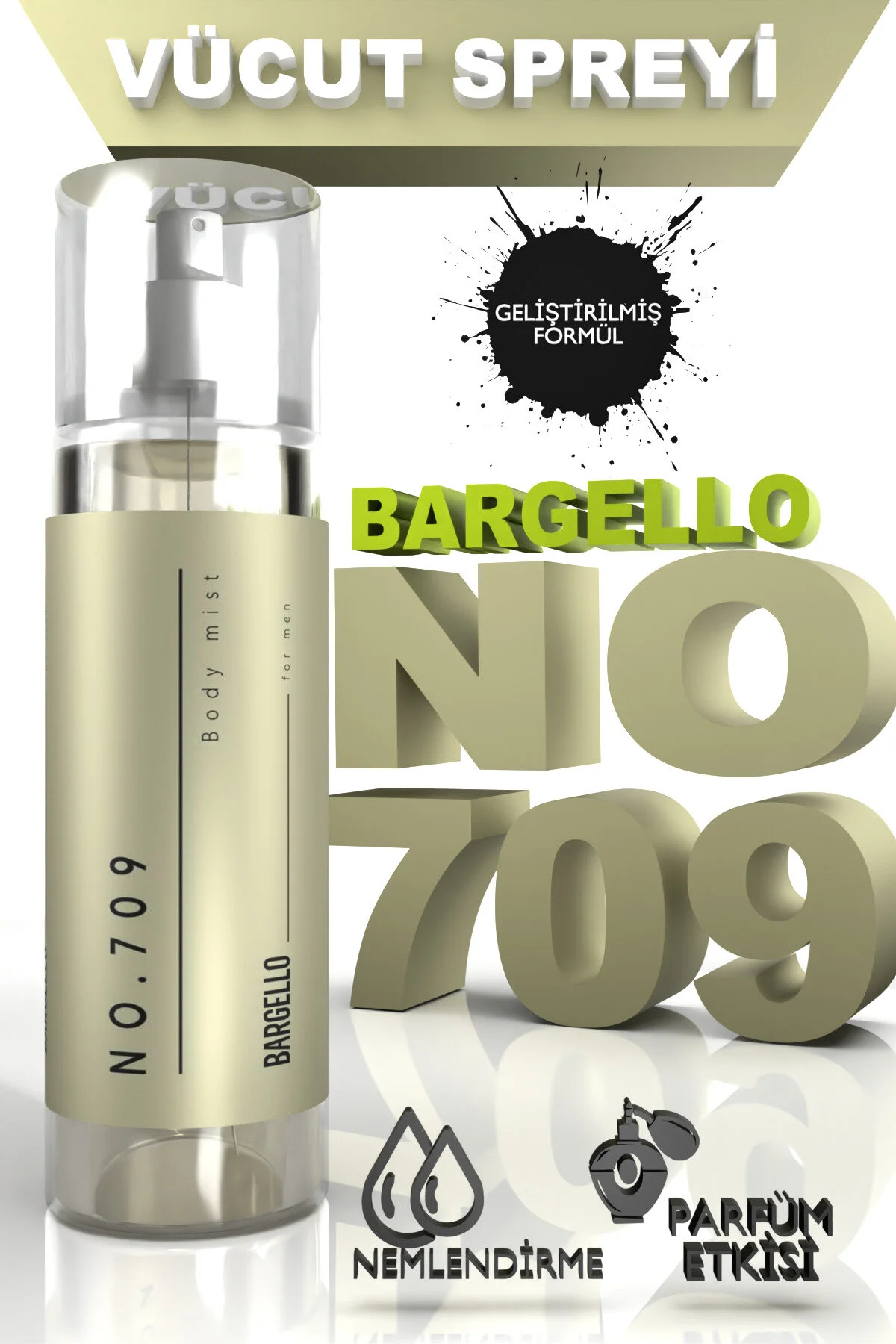 اسپری بدن مردانه 709 با حجم 210 میلی لیتر Bargello