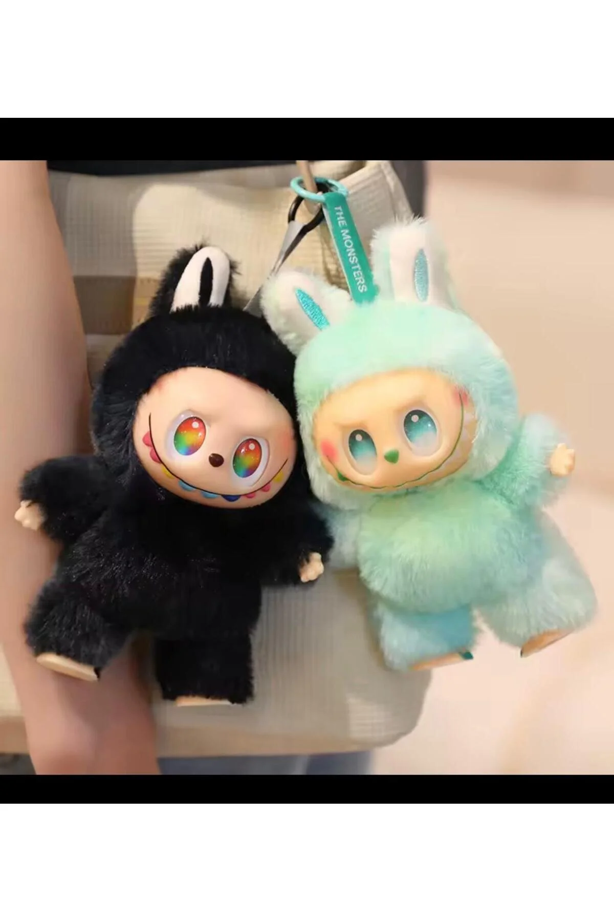اسباب بازی های پشمی NEW TREND 3RD GENERATION TOY PUSH DOLL KEYCHAIN ENERGY SERIES LABUBU