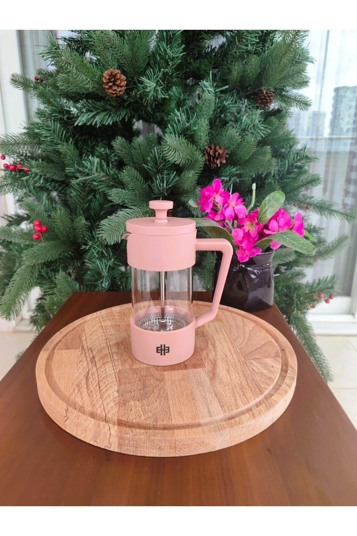 فرنچ پرس مطبوعات فرانسوی PRESSICO BOROSILICATE 350 میلی لیتر بژ English Home