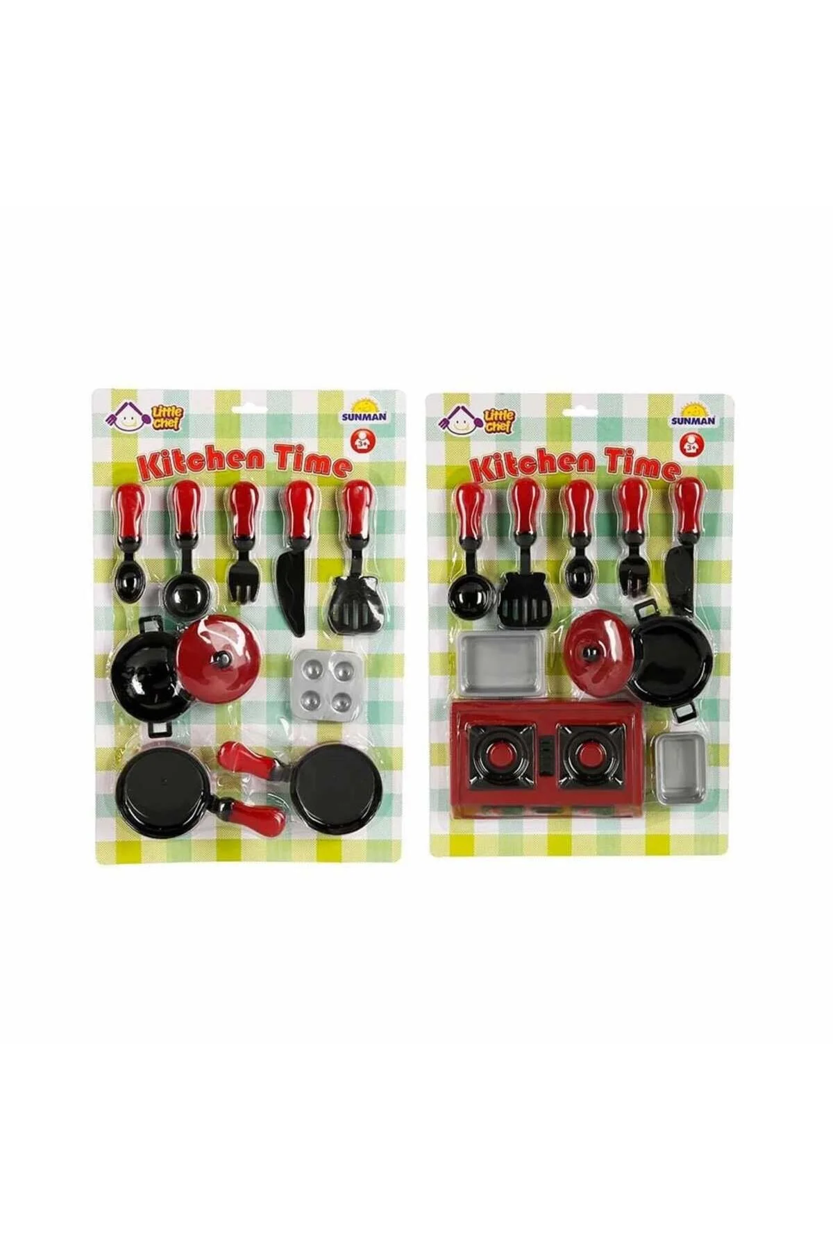 اسباب بازی های فیگور دیگر S00037004 KITCHEN TOOLS SET 10 PC SUN GIRLS KIDS BOYS TOY آموزشی paraply