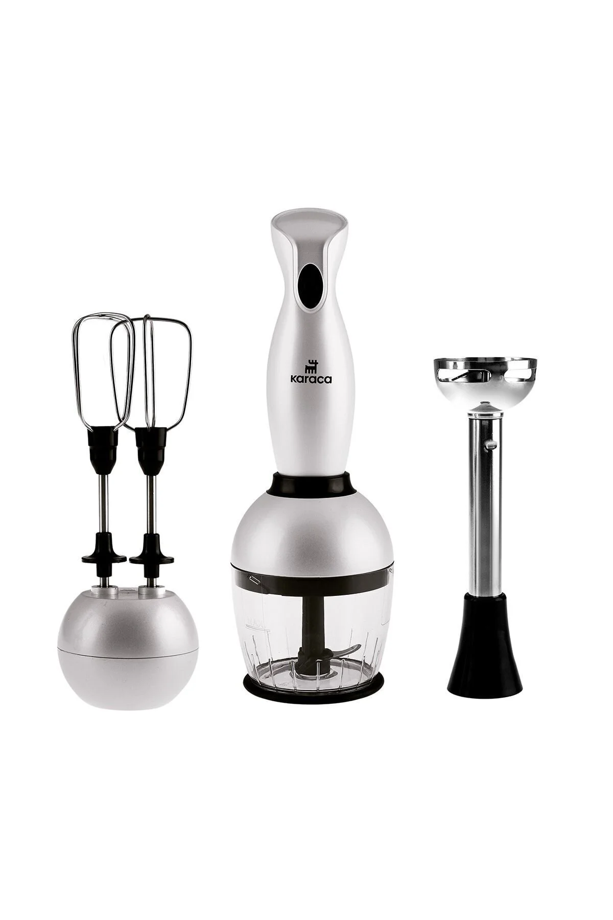ست مخلوط کن PRO MIDI 3 SET PEARL سفید 1000 W کاراجا Karaca