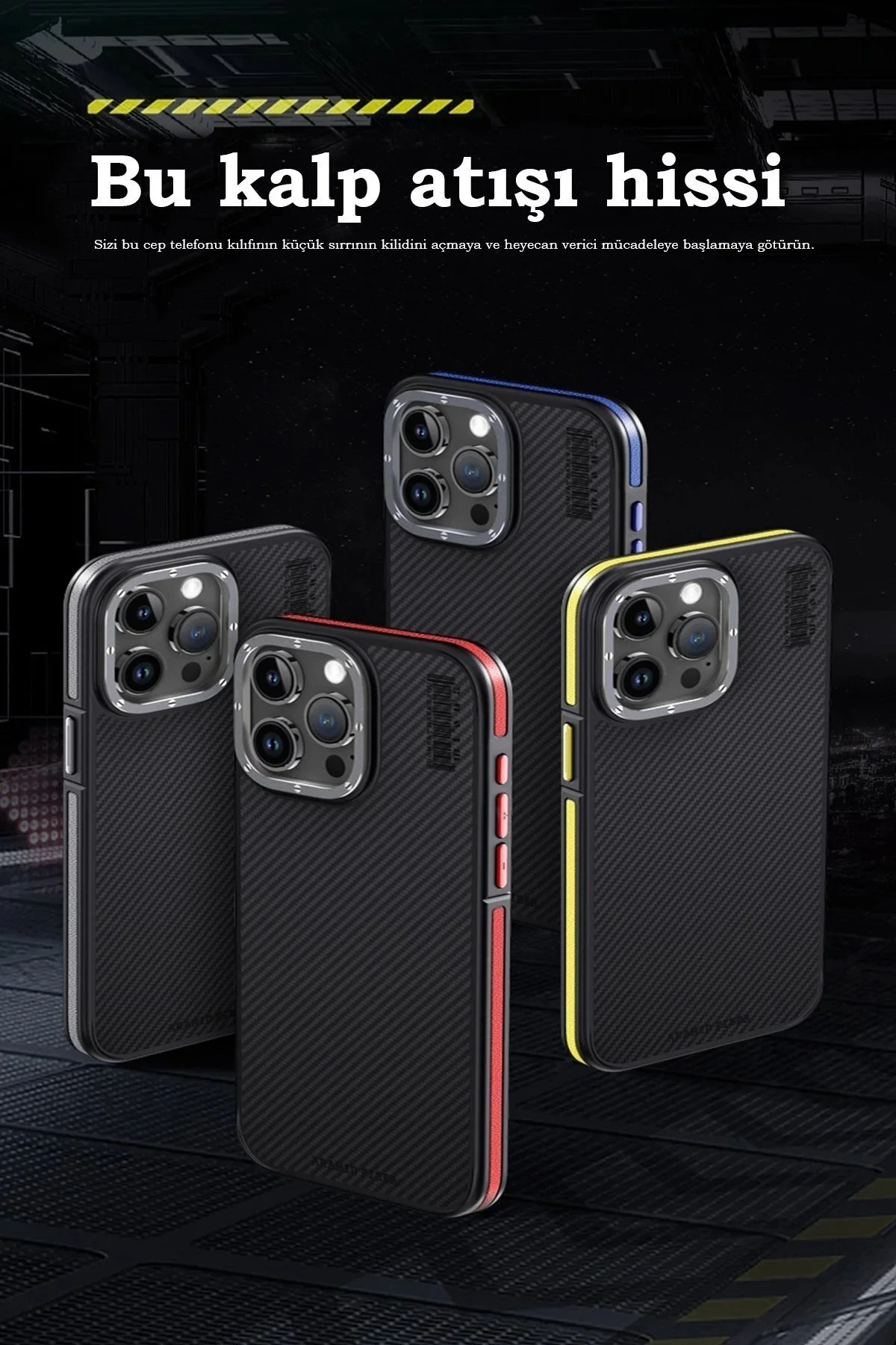 کاور و قاب MAGSAFE فیبر کربنی IPHONE 15 PRO MAX ARAMID KEVLAR قرمز Genel Markalar