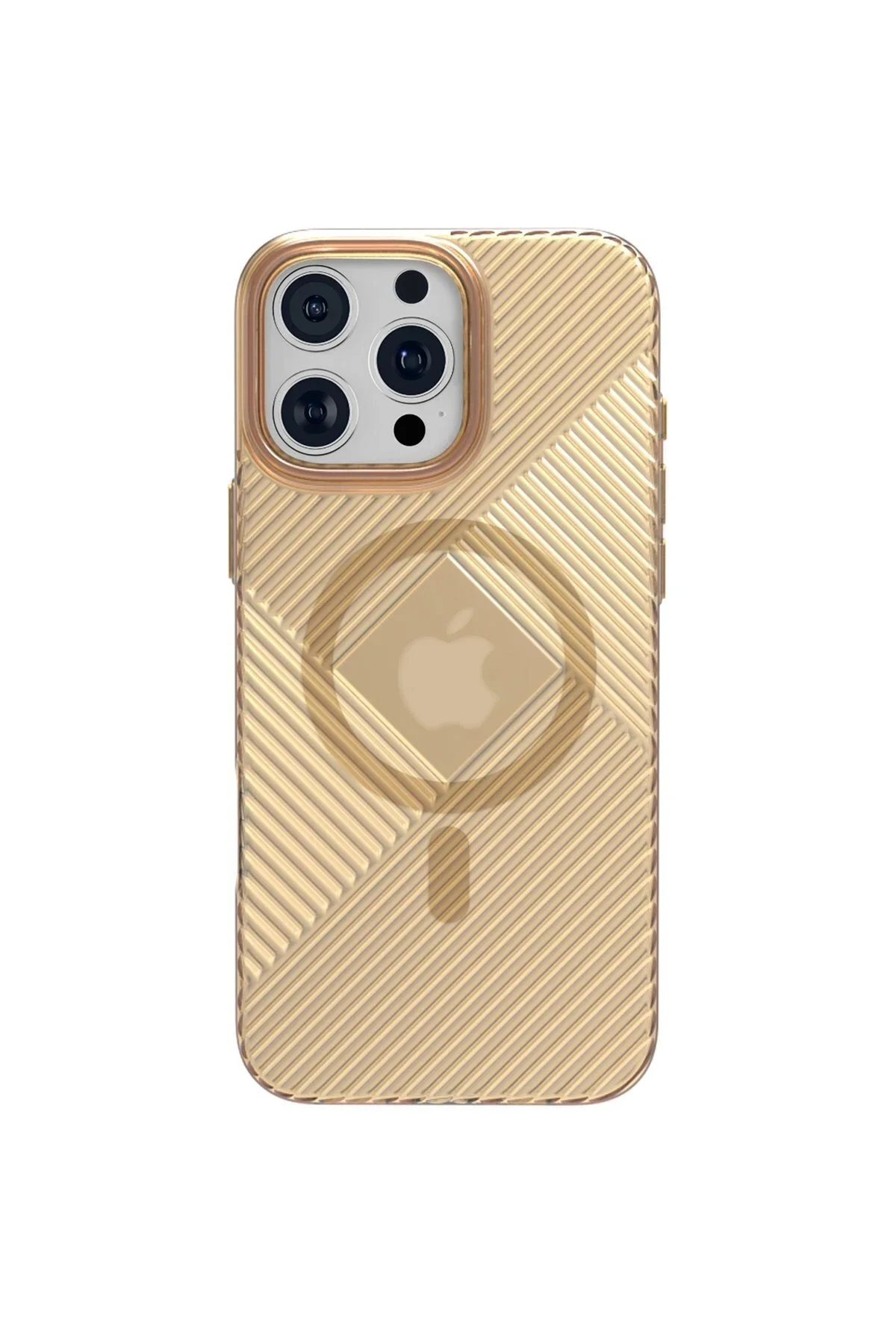 کاور و قاب محفظه سخت کامپیوتری IPHONE 16 PRO MAX STELLA طلایی CepteToptan