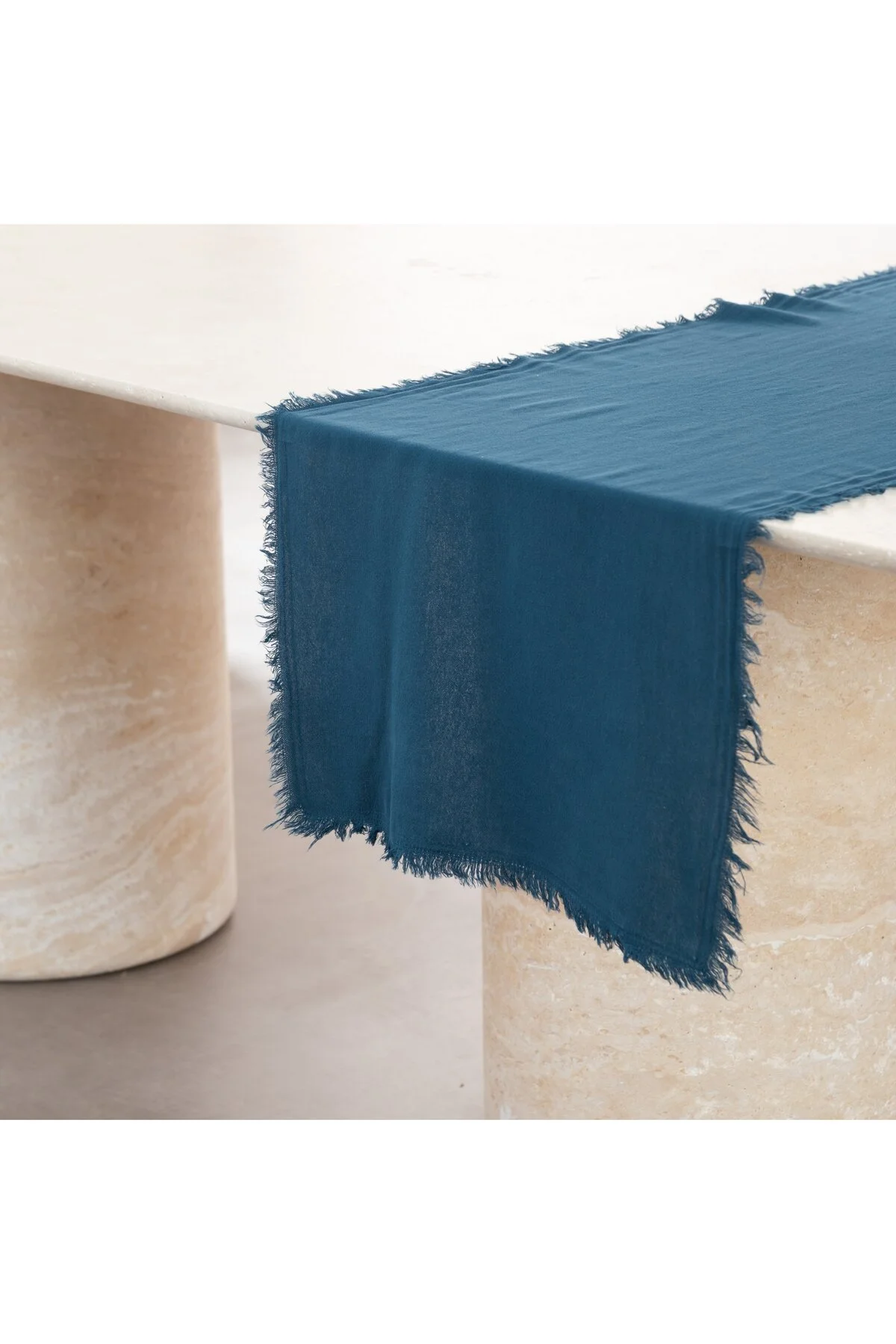رانر و زیر بشقابی NORA RUNNER NAVY BLUE 40X150 Mudo Concept