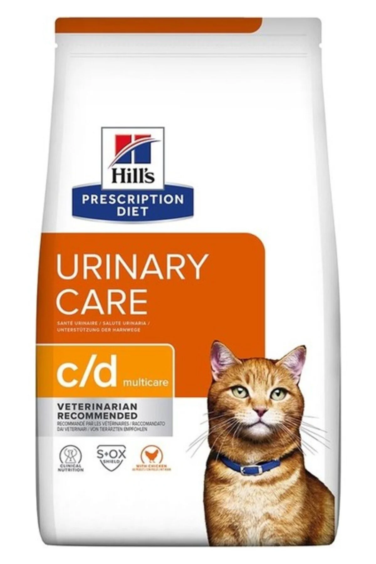 اسباب بازی گربه رژیم غذایی C D MULTICARE CHICKEN FOOD 3KG Hill's