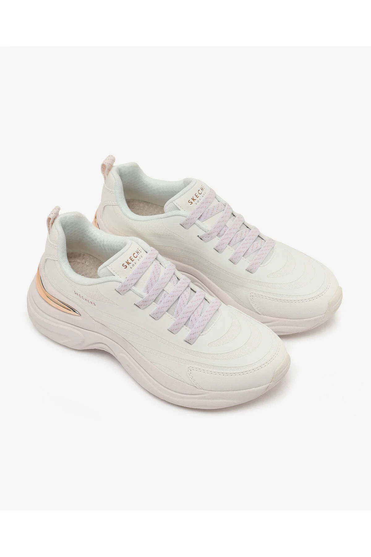 کفش دو و تمرین کتانی سفید زنانه N WHT اسکچرز Skechers