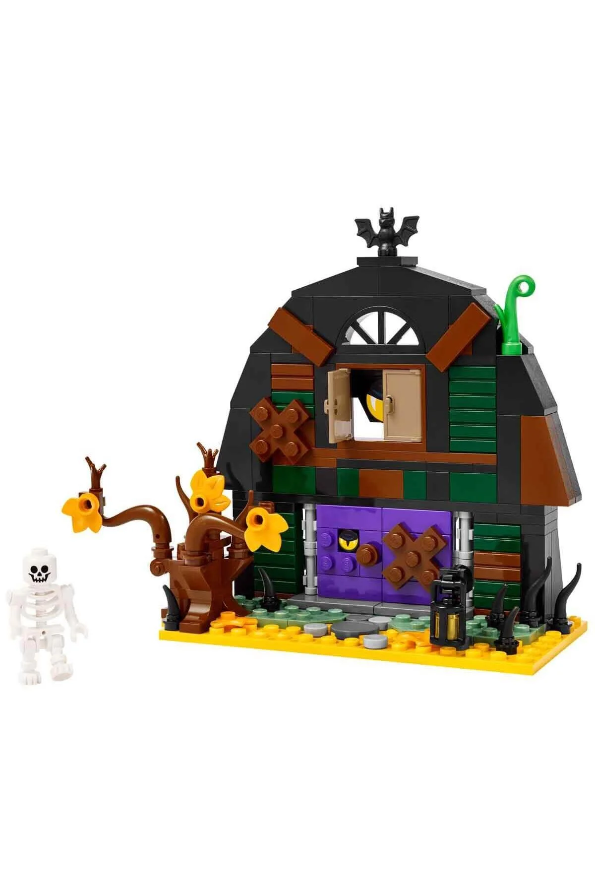 لگو و اسباب بازی های ساخت محور HALLOWEEN BARN 40721 – با مینی فیگور اسکلت برای کودکان 8 سال به بالا از ترکیه LEGO