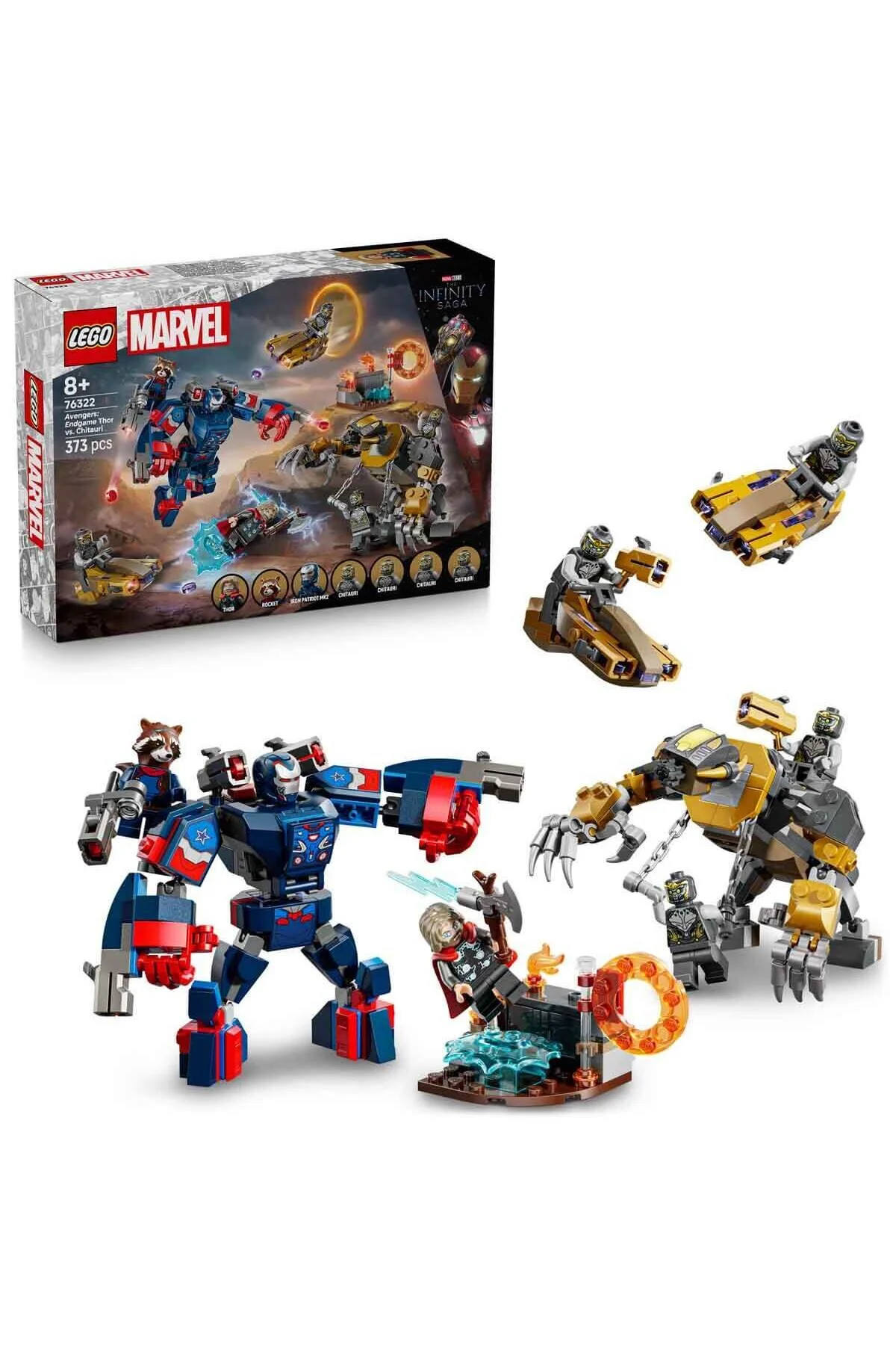 لگو و اسباب بازی های ساخت محور ǀ MARVEL AVENGERS: ENDGAME THOR VS. CHITAURI 76322 برای کودکان 8 سال به بالا از ترکیه LEGO