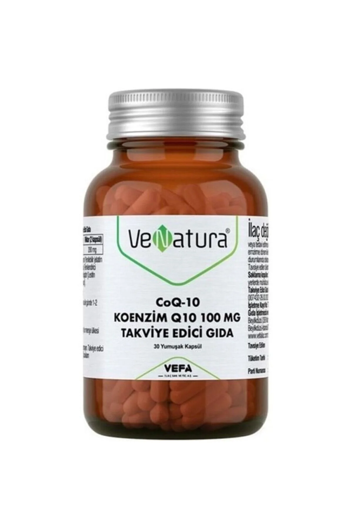 ویتامین KOENZIM Q10 100 MG 30 کپسول Venatura