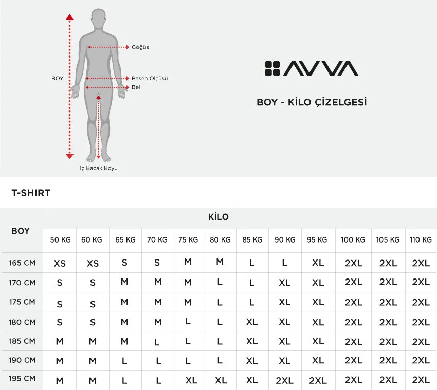 تی شرت مشکی مردانه A31Y1284 آوا اورجینال Avva