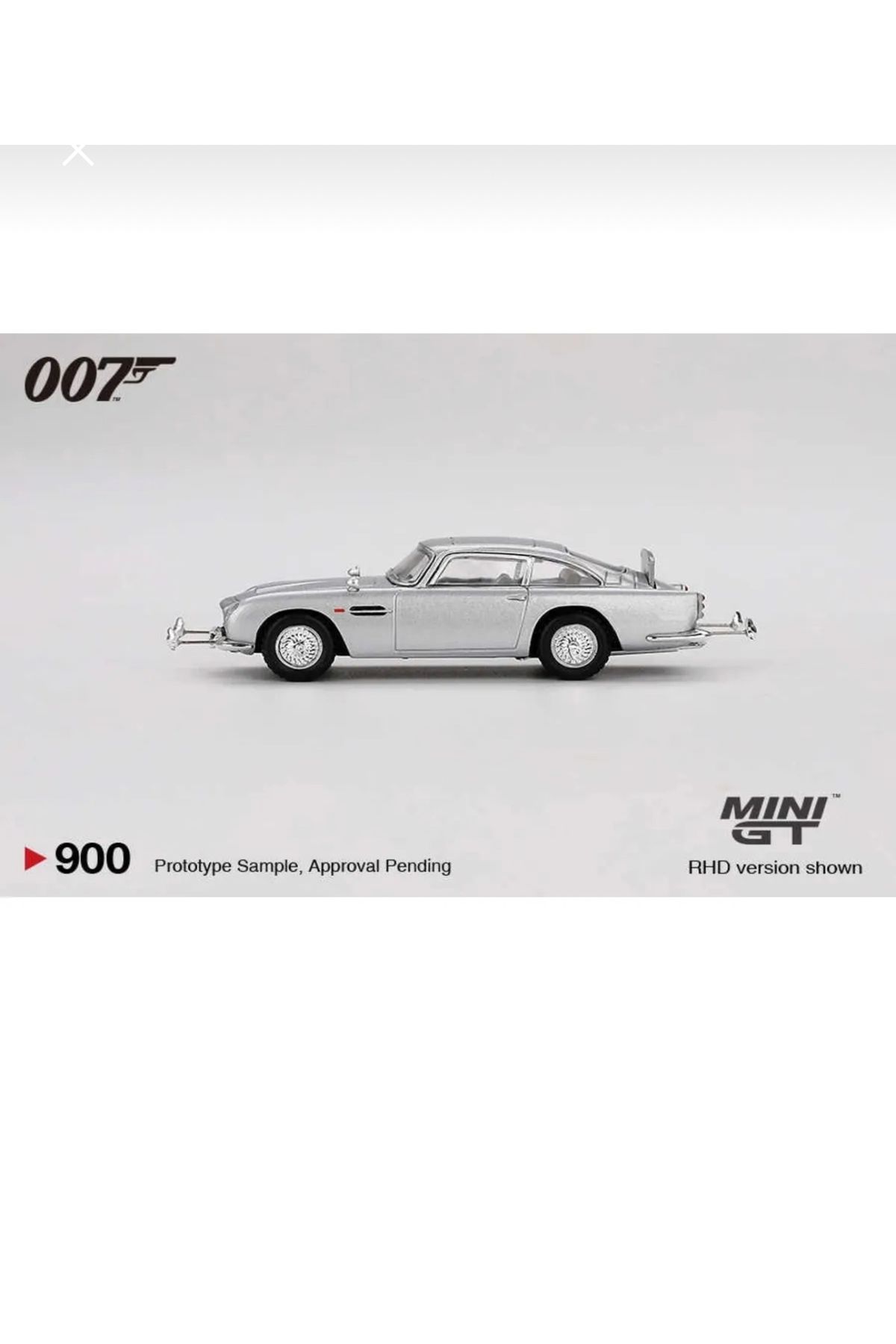 مدل خودرو جیمز باند طلای انگشت 1:64 استون مارتین DB5 ماشین mini gt