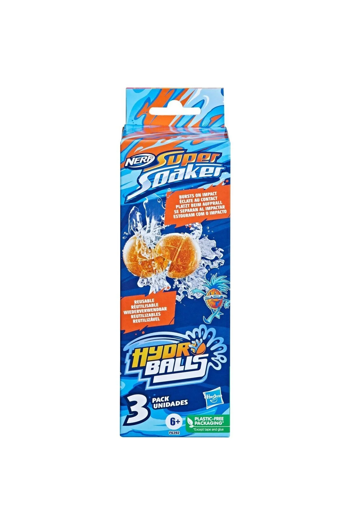 تفنگ های اسباب بازی و آب SUPER SOKER HYDRO BALLS F6392 توپ 3 نرف اورجینال Nerf