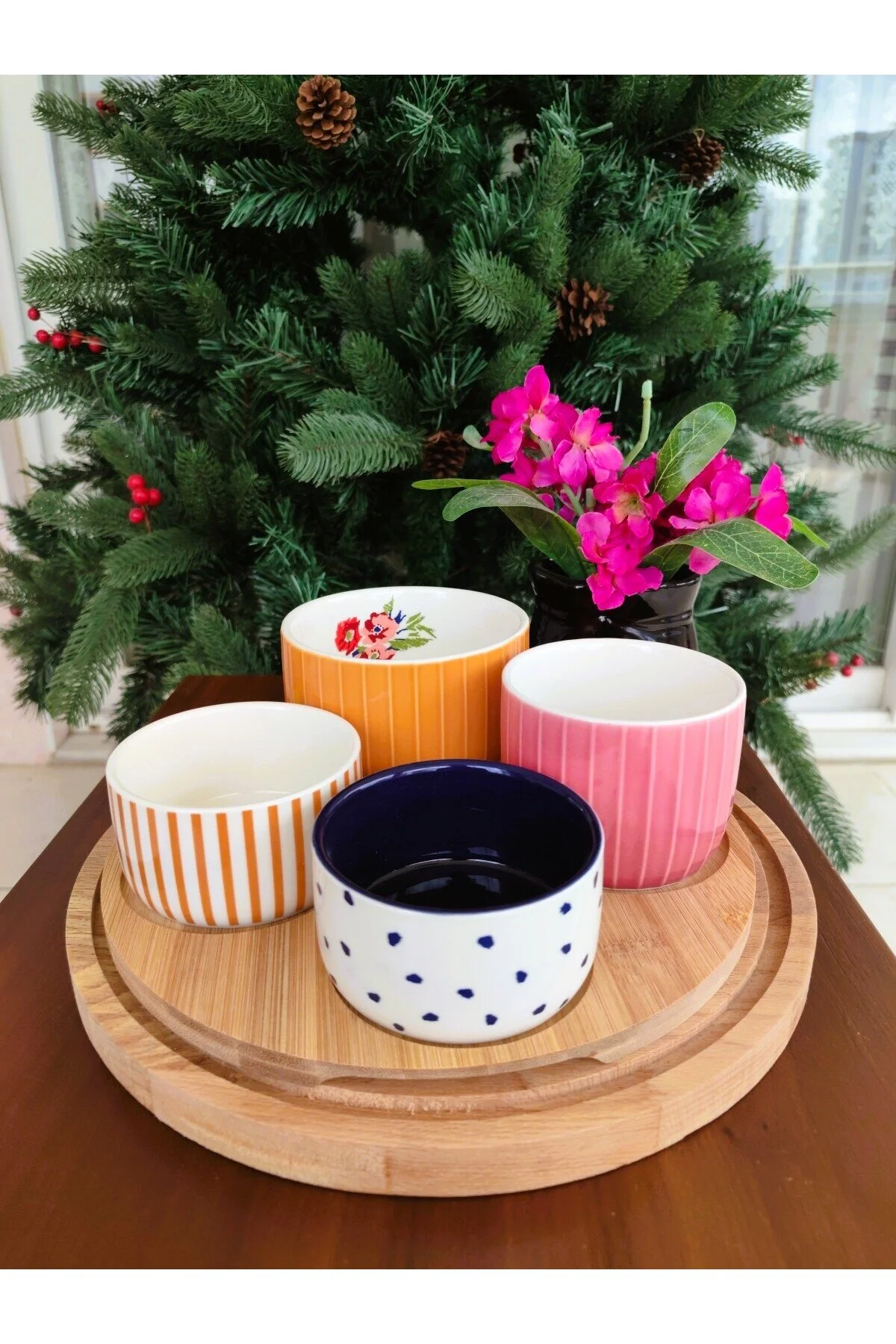 ست سرو GARDEN SERENITY STONEWARE 5 قطعه ارائه 25 سانتی متر رنگ English Home