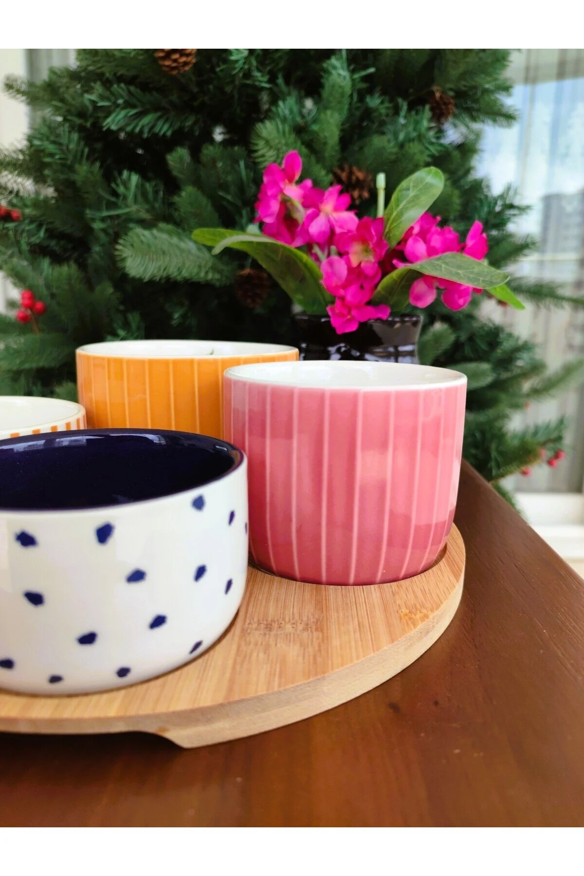 ست سرو GARDEN SERENITY STONEWARE 5 قطعه ارائه 25 سانتی متر رنگ English Home