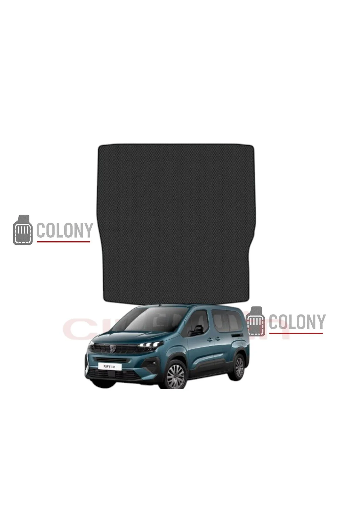 کفپوش صندوق خودرو تشک عقب و استخر چمدان PEUGEOT RIFTER 2025+ CELLULAR EVA COLONY