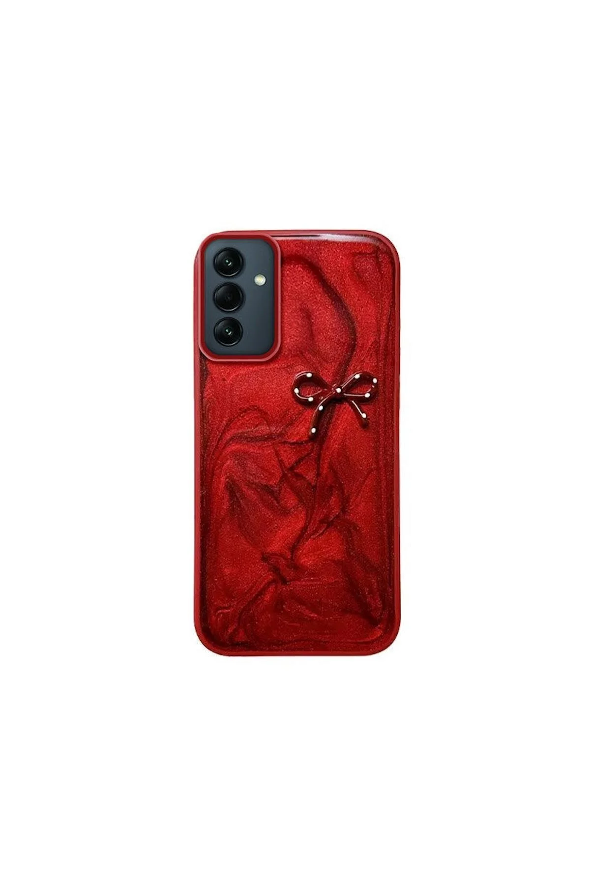 کاور و قاب سیلیکونی FIONKA RED CASE سازگار SAMSUNG GALAXY A54 Zebana