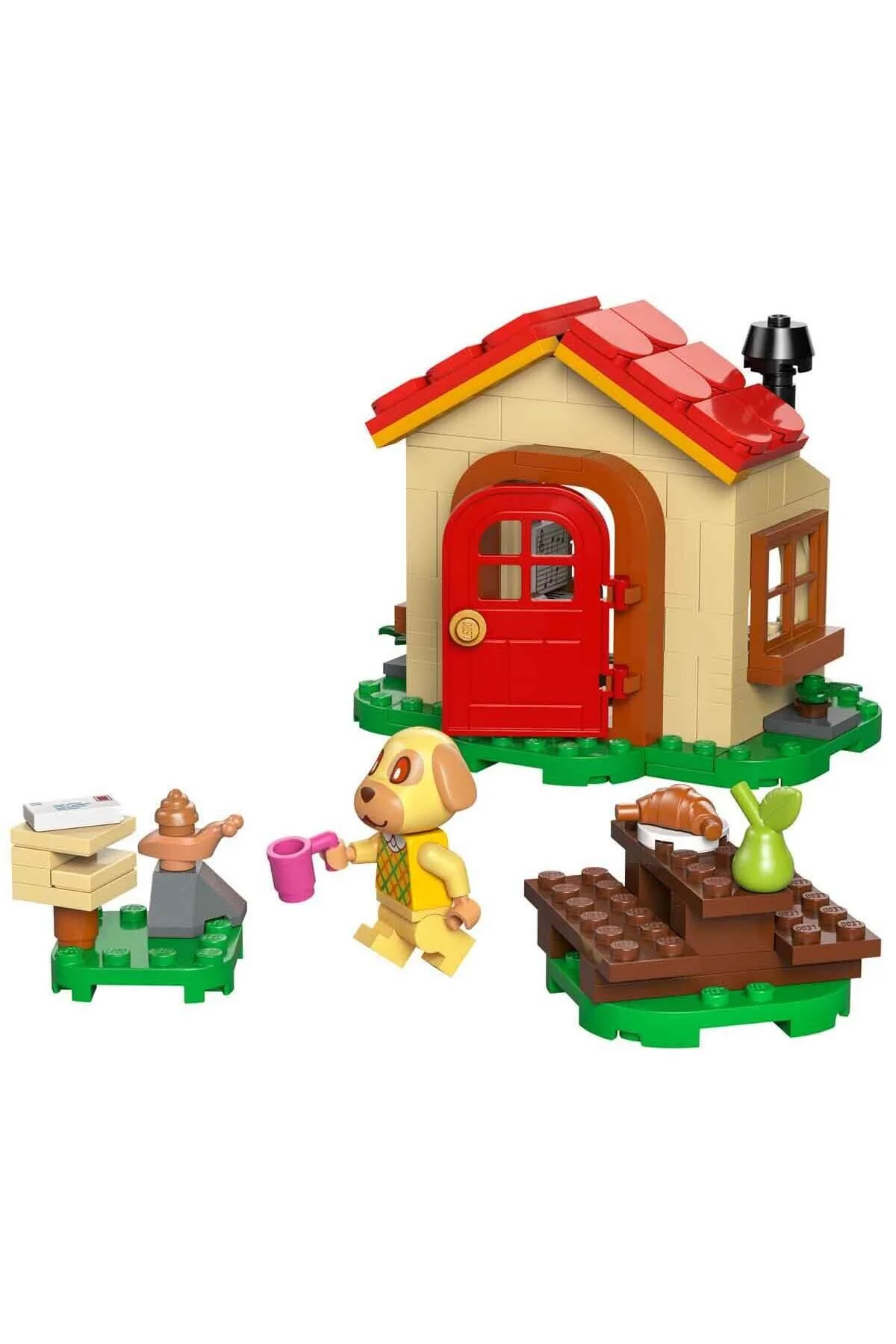 لگو و اسباب بازی های ساخت محور دخترانه پسرانه بچگانه ANIMAL CROSSING GOLDIE SIRIN در خانه 77058 خلاقانه برای کودکان 6 سال بالاتر LEGO