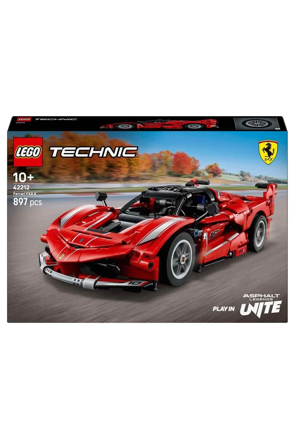 لگو و اسباب بازی های ساخت محور دخترانه پسرانه بچگانه FERRARI FXX K 42212 تکنیک ساقه برای کودکان 10 سال بالاتر 897 P LEGO
