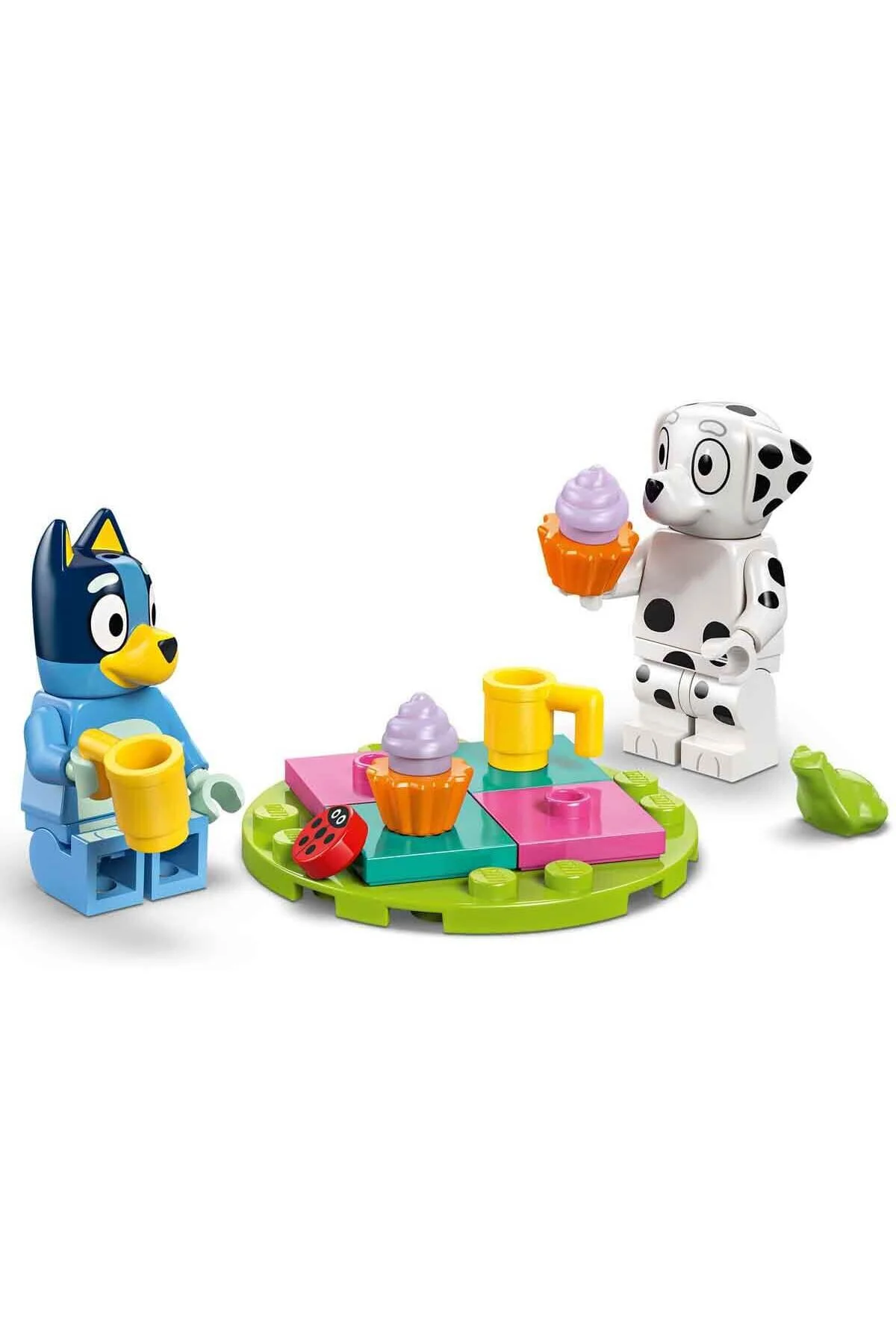 لگو و اسباب بازی های ساخت محور دخترانه پسرانه بچگانه BLUEY: زمین با BLUEY CHLOE FUN 11201 ایجاد برای کودکان بالای سن بیشتر LEGO