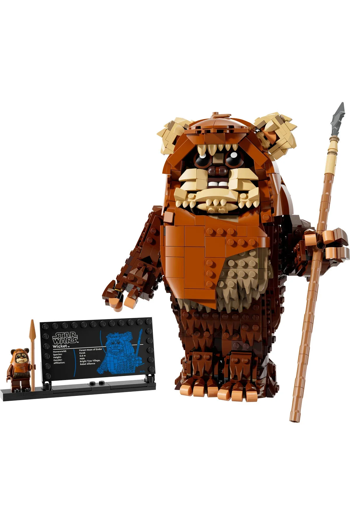 لگو و اسباب بازی های ساخت محور STAR WARS: RETURN OF THE JEDI EWOK WICKE 75430 مجموعه ساختمانی مدل برای کودکان بالای 12 سال 1010 قطعه از ترکیه LEGO