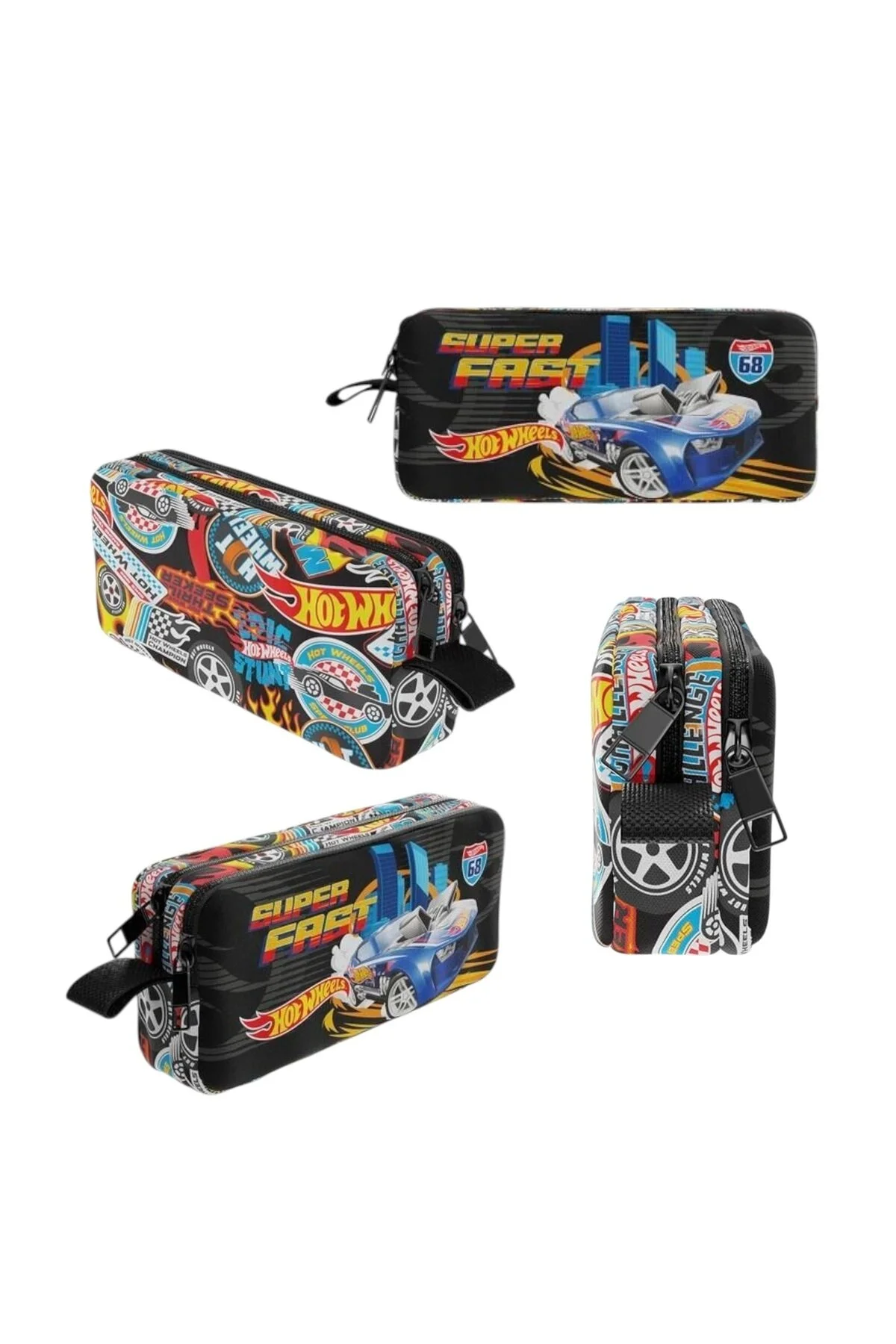 کیف مدرسه مردانه کوله پشتی تغذیه مداد HOT WHEELS