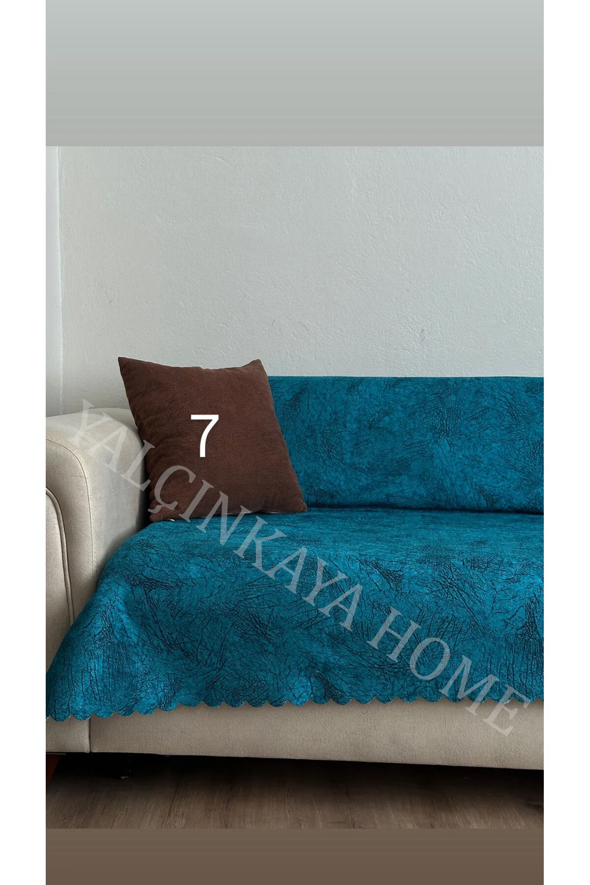 روکش مبل شیب اسفنج الگوی عروقی پوشش تختخواب 170X205CM YALÇINKAYA HOME