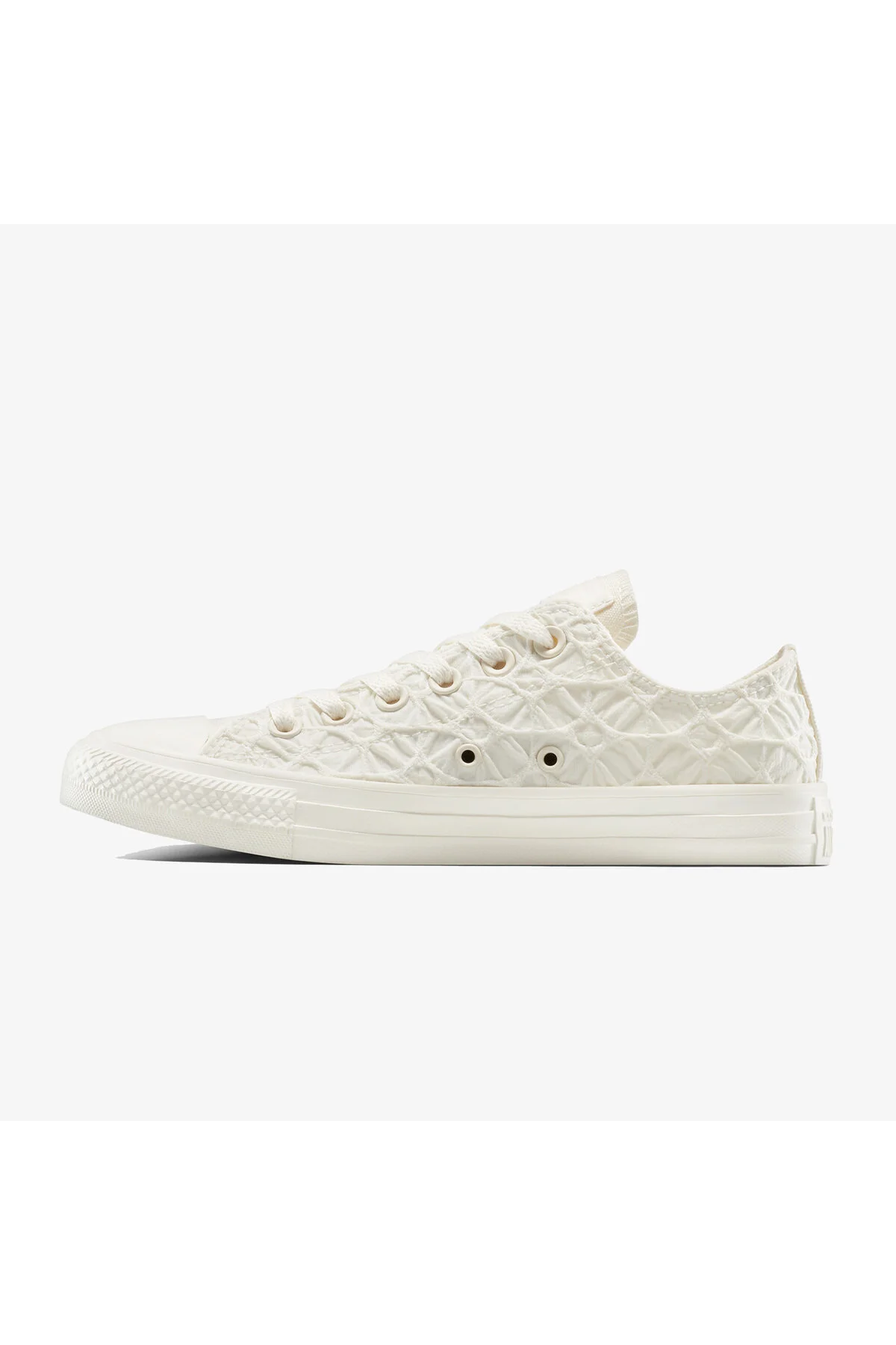 اسنیکر کفش کتانی کرم یونیسکس با جنس آل استار بافت چاک تیلور کانورس Converse