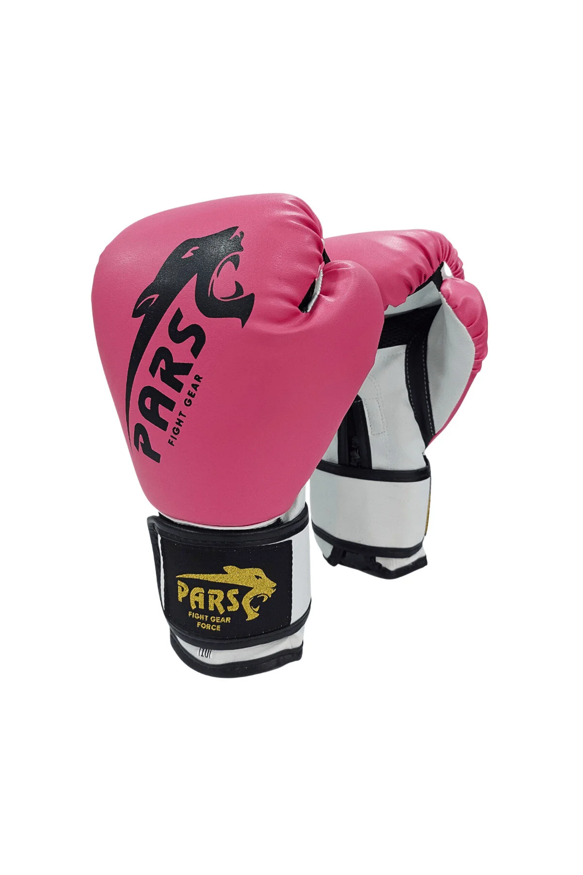 دستکش بوکس مردانه و زنانه FORCE BOXING & KICK صورتی Pars