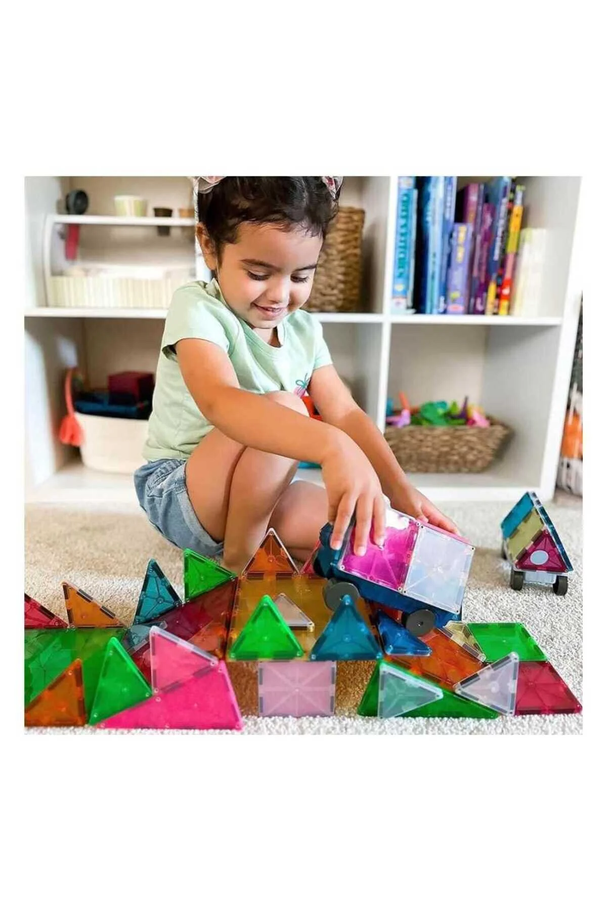 لگو و اسباب بازی های ساخت محور MAGNA TILES GRAND PRIX 50 PIECES 15850 از ترکیه Magna Tiles