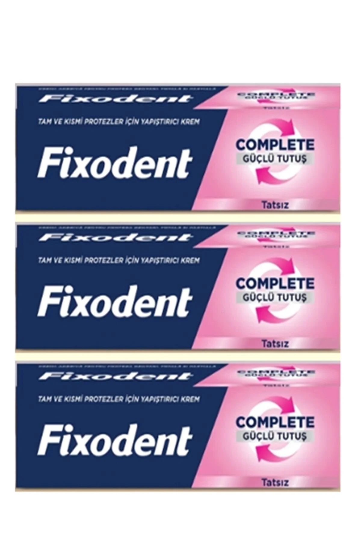 مراقبت از دندان مصنوعی چسب پروتز دندانی قوی بی مزه 47 گرم X3 تکه اورجینال Fixodent