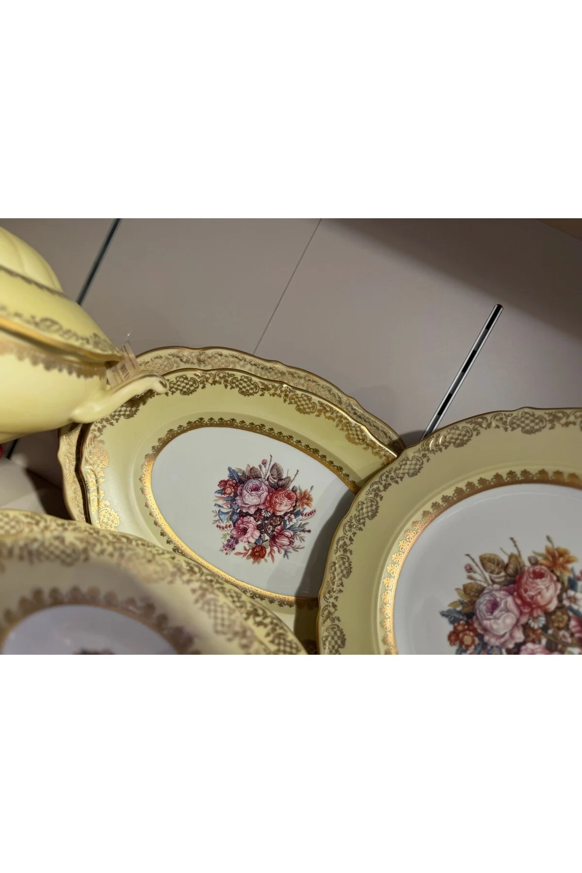 سرویس غذاخوری ESTERHOMEDECOR 12 نفر 74 قطعه چینی ایتالیایی مجموعه مات رنگ S.CLARY hediye
