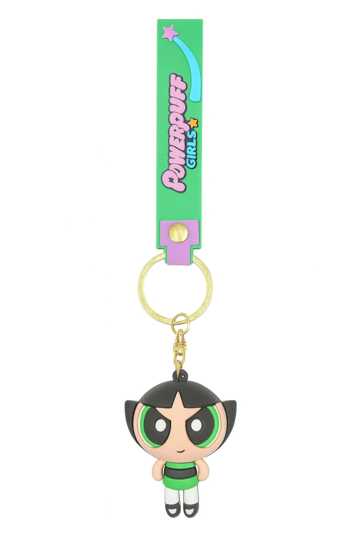 جلیقه کلید جاکلیدی POWERPUFF GIRLS BUTTERCUP CHARACTER – SILICONE 3D facnspt